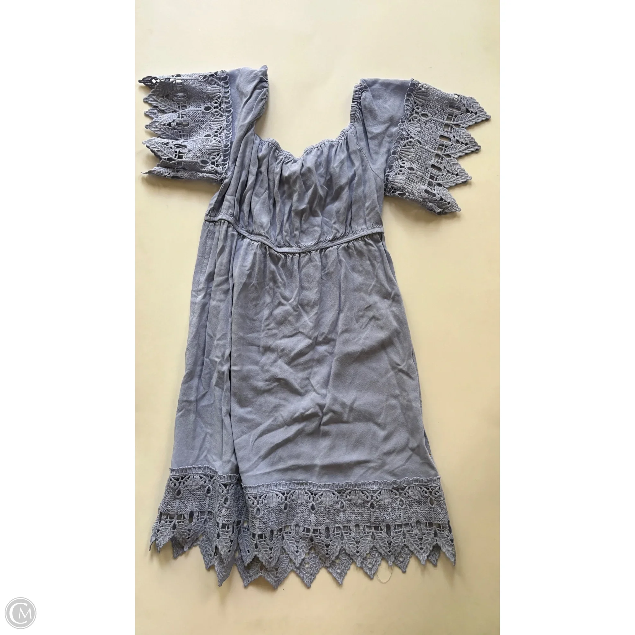 Dress Casual Midi By Haute Monde In Blue, Size: S - Image 2