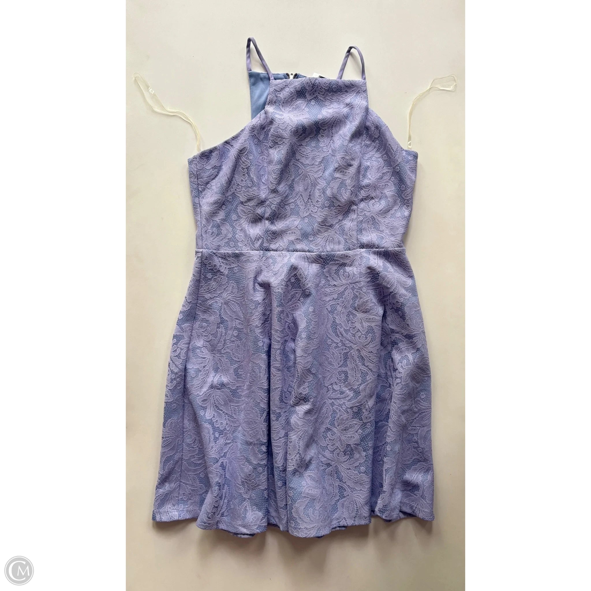 Dress Casual Midi By Francesca's In Purple, Size: L - Image 1