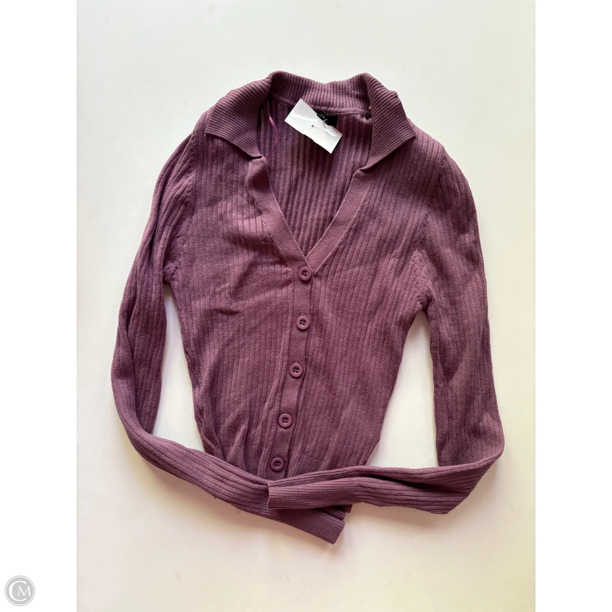 Blouse Long Sleeve By Love Tree In Purple, Size: S - Image 1