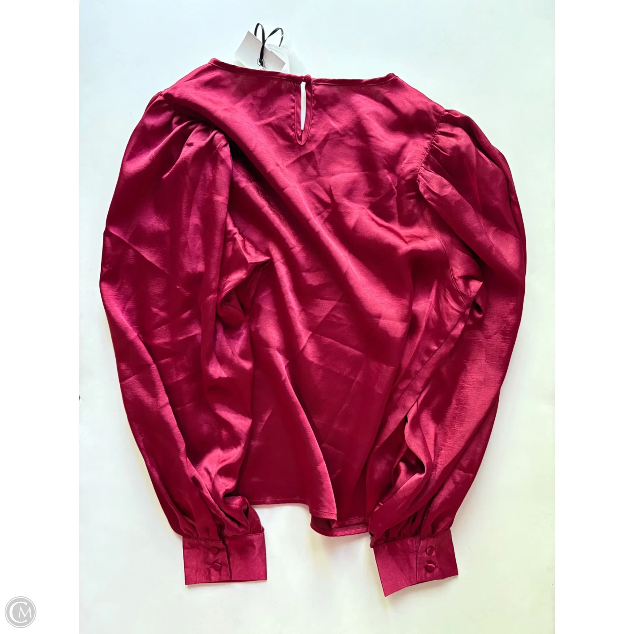 Blouse Long Sleeve By vine and love In Red, Size: S - Image 2