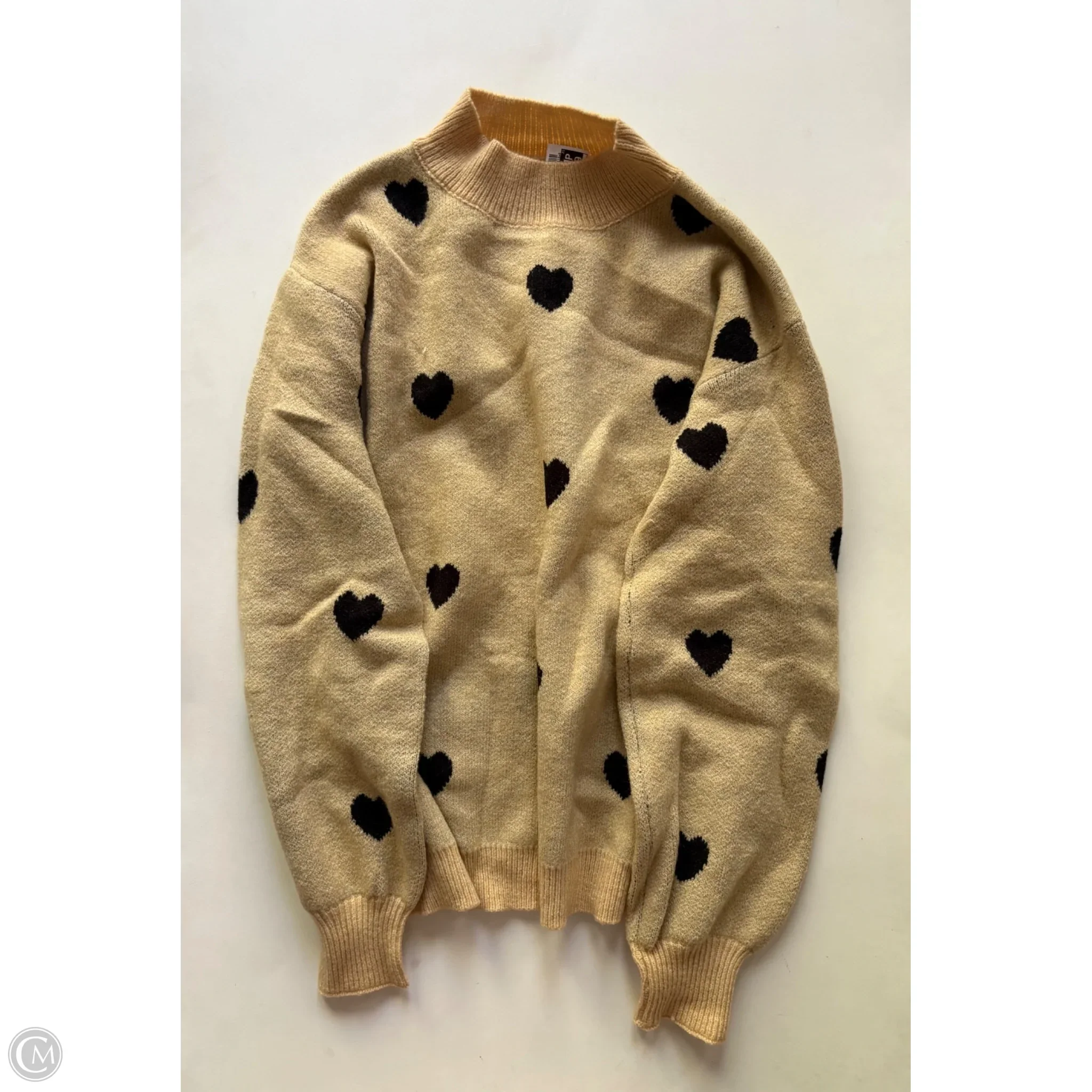 Sweater By miss sparkling In Cream, Size: S - Image 1