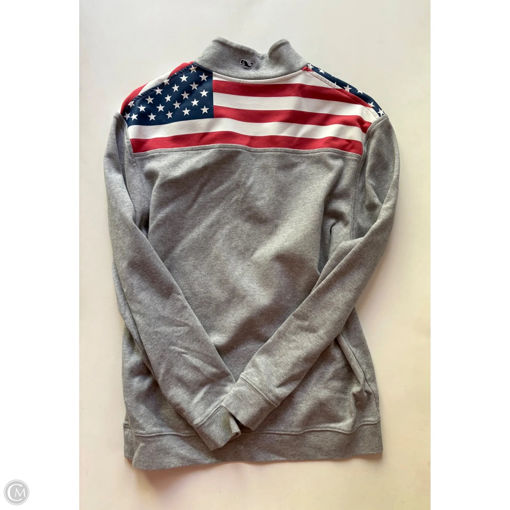 Athletic Jacket By Vineyard Vines In Grey, Size: S - Image 2