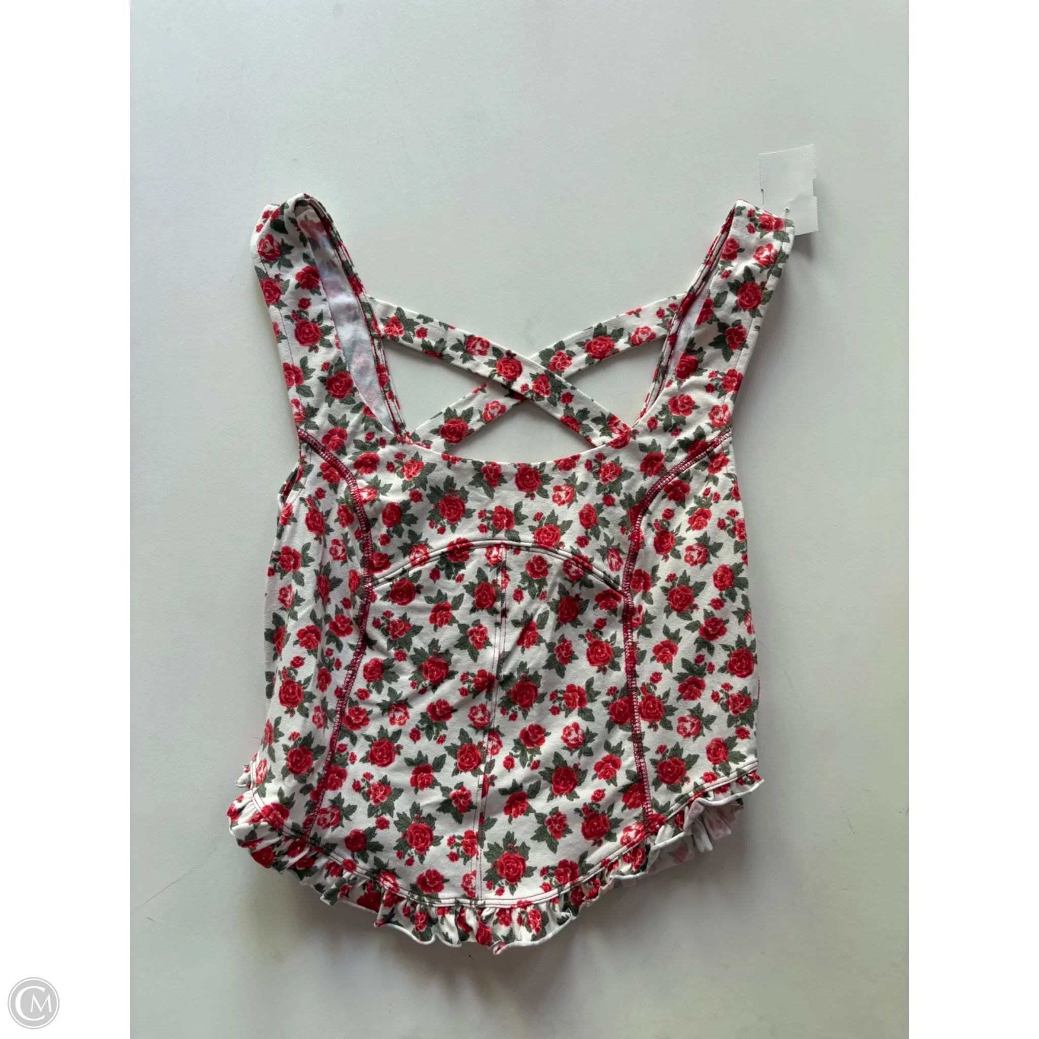 Blouse Sleeveless By Free People In Floral Print, Size: S - Image 1