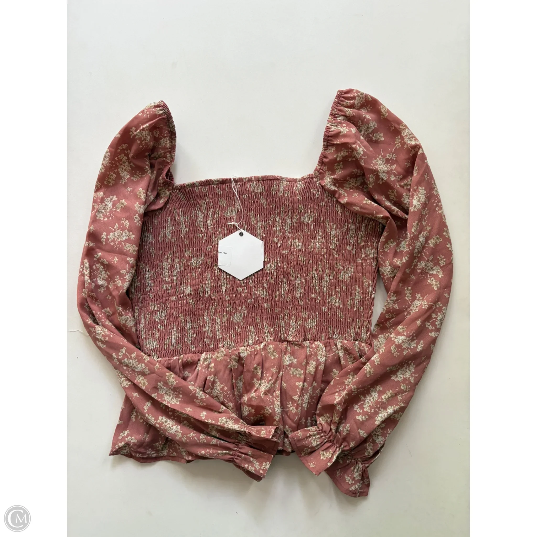 Blouse Long Sleeve By Paper Crane In Floral Print, Size: S - Image 2