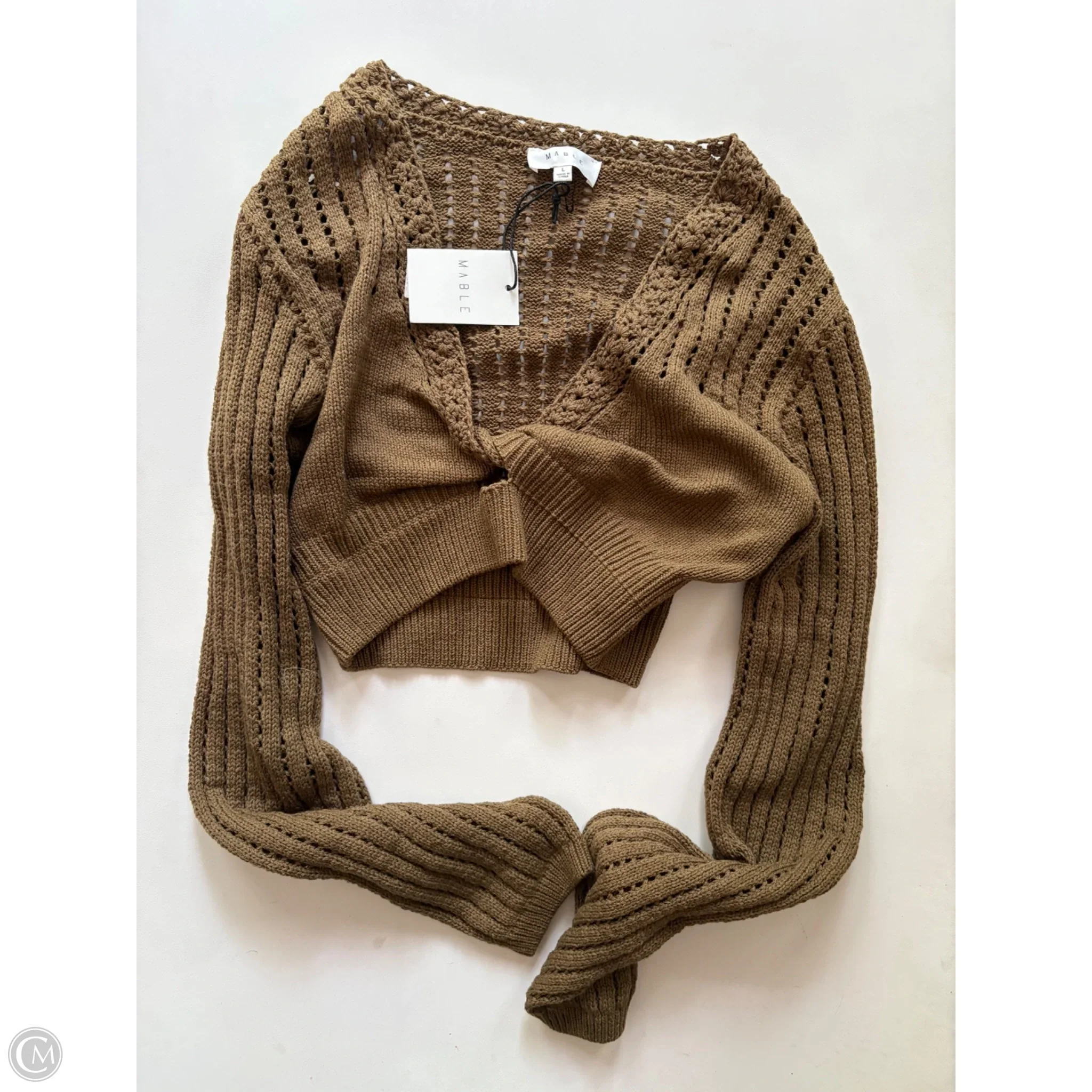 Sweater By Mable In Green, Size: L - Image 1