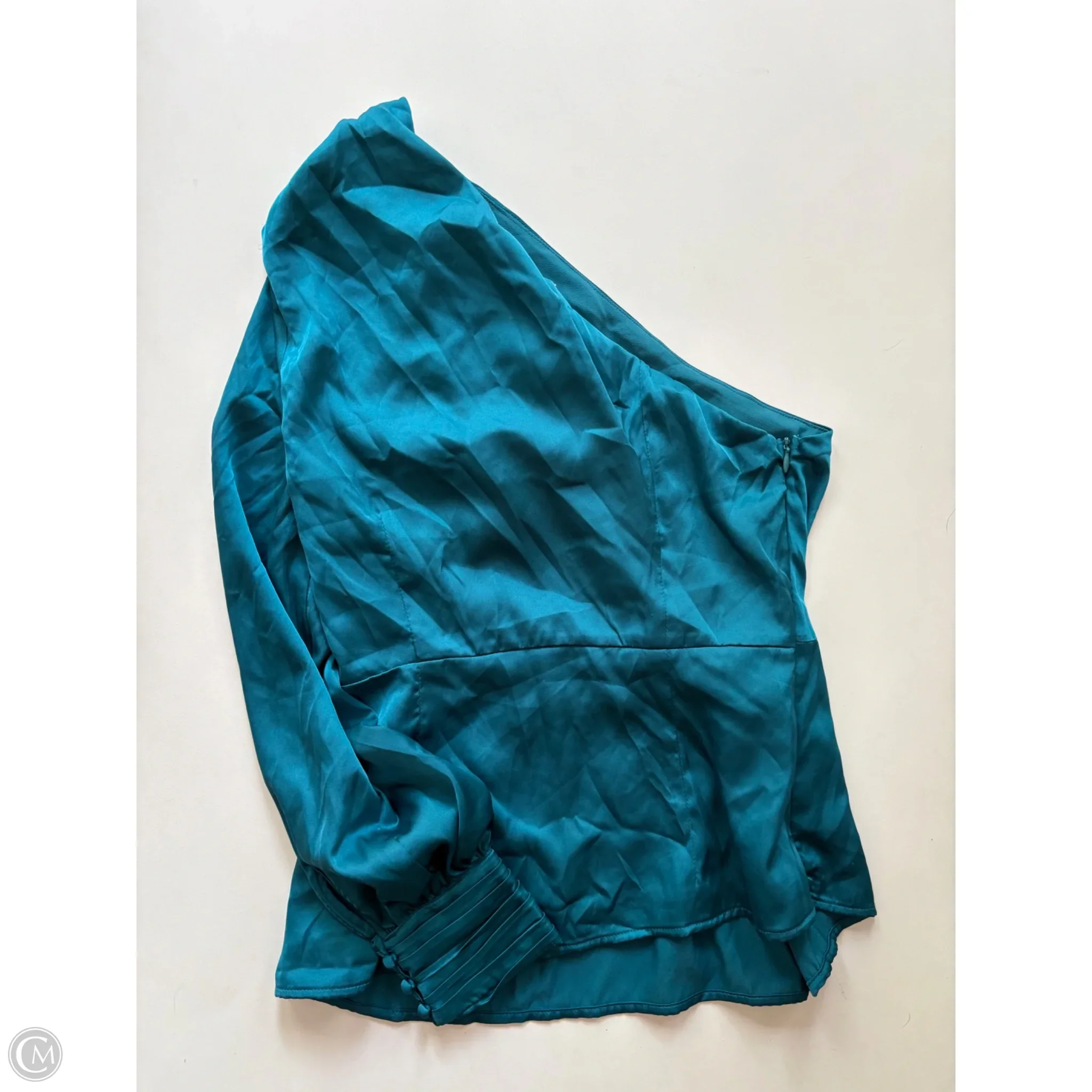 Blouse Long Sleeve By Dress Forum In Blue, Size: S - Image 2
