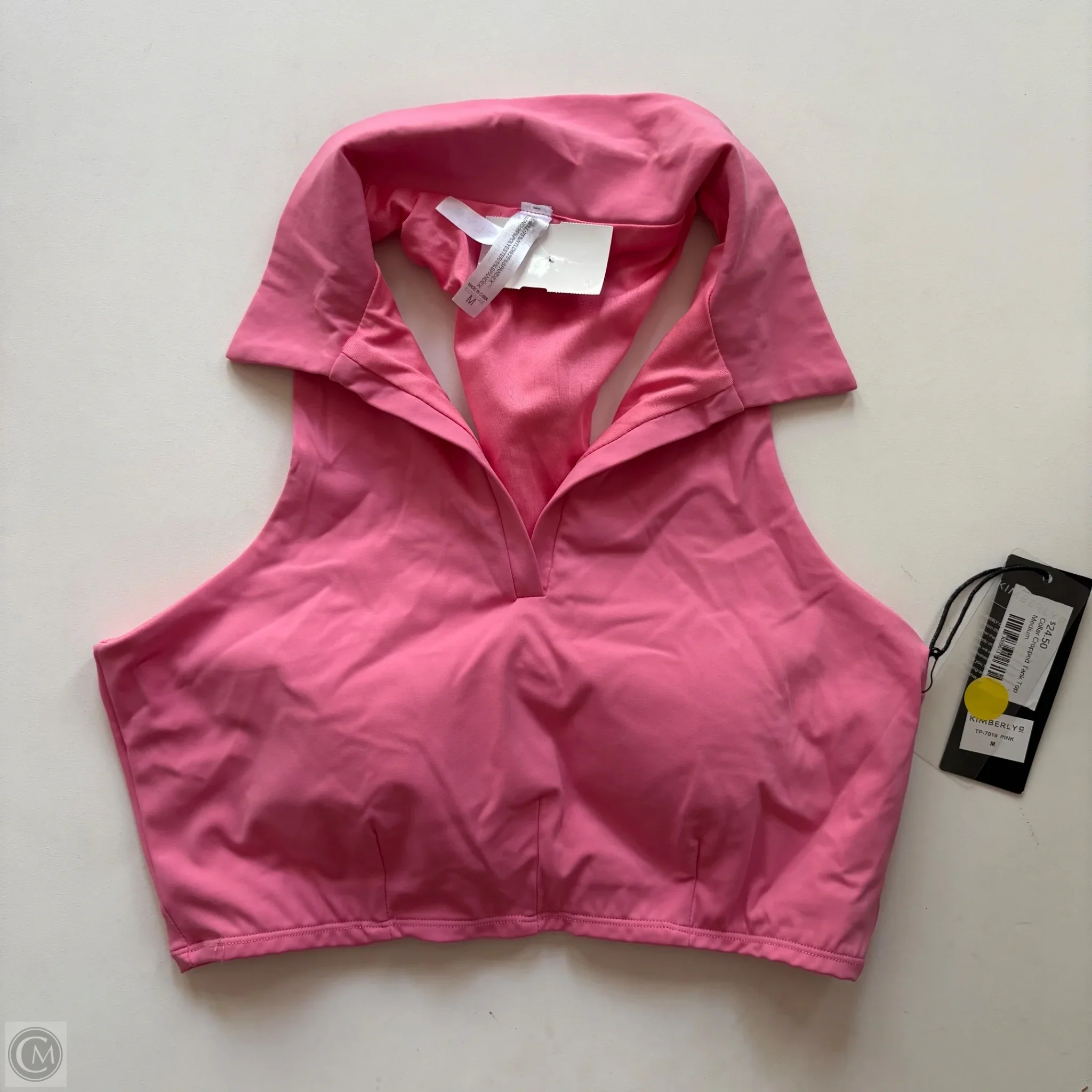 Athletic Tank Top By kimberly In Pink, Size: M - Image 1