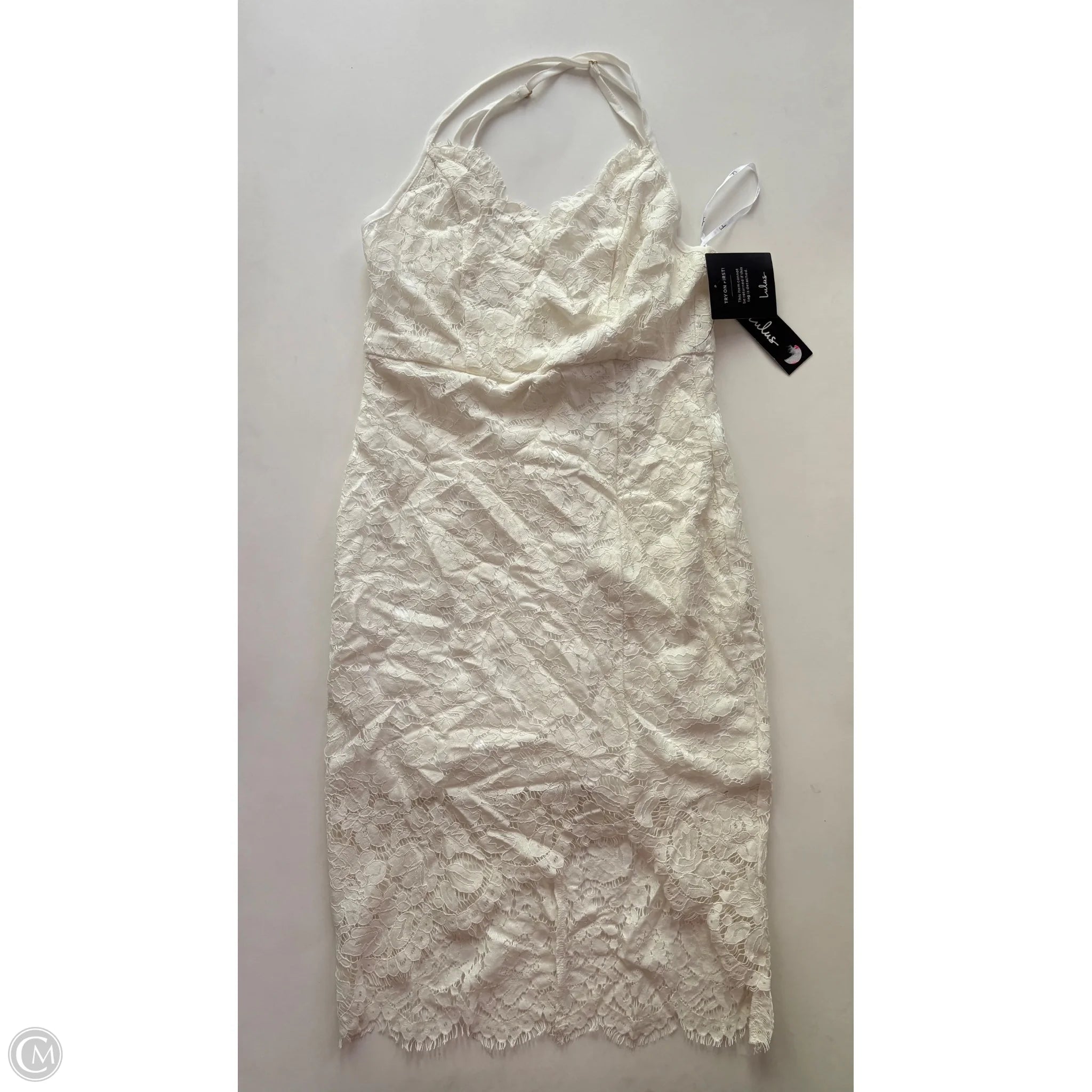 Dress Casual Short By Lulus In Cream, Size: M - Image 1