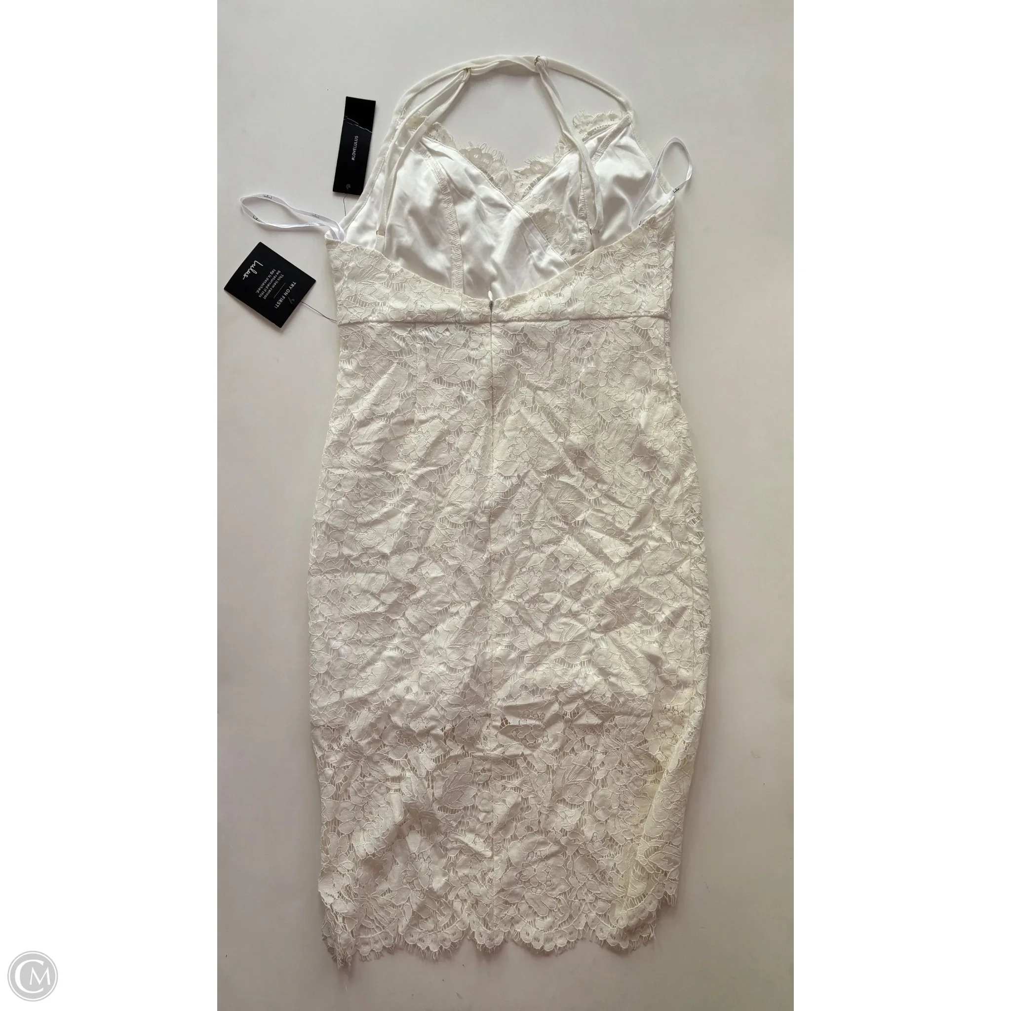 Dress Casual Short By Lulus In Cream, Size: M - Image 2