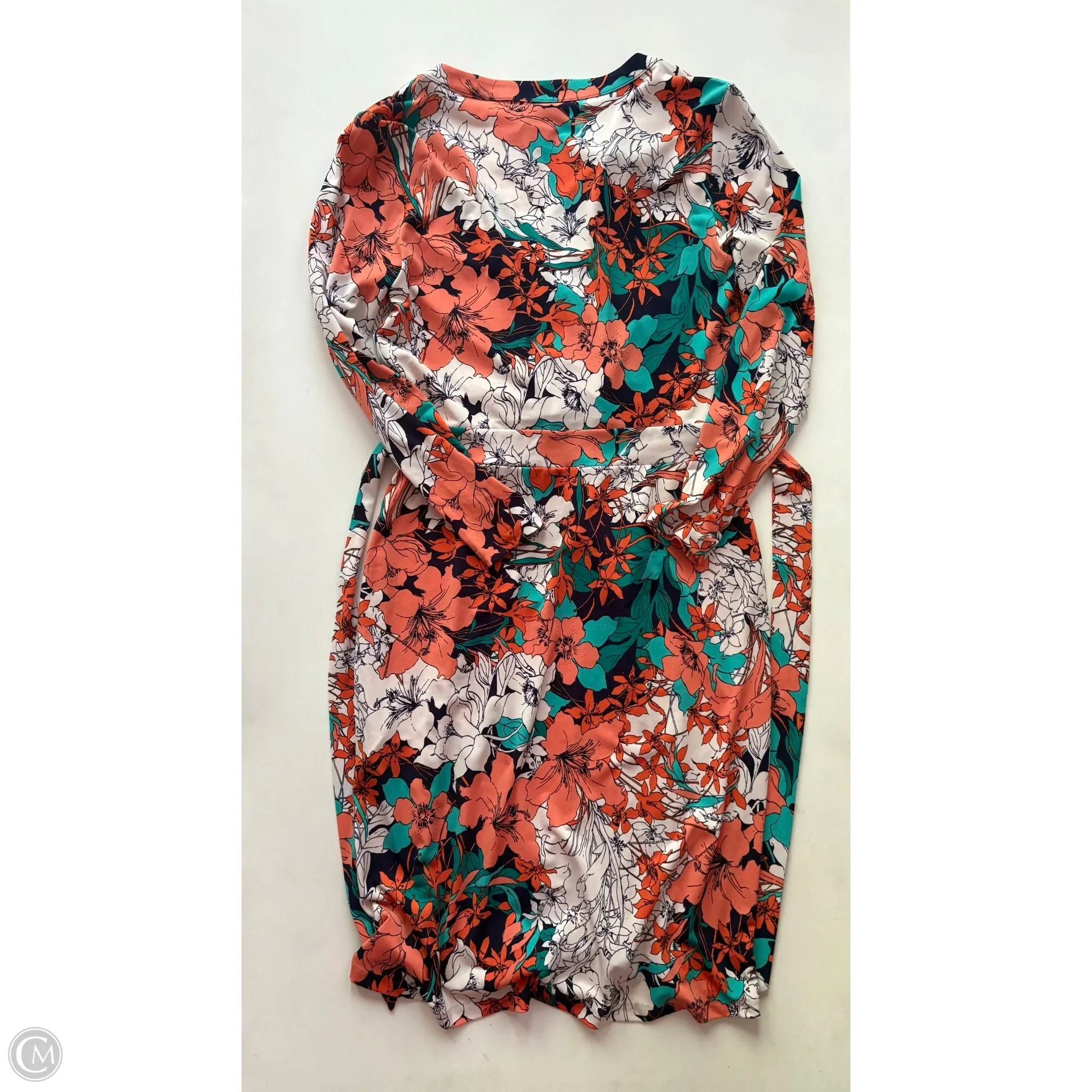 Dress Casual Short By Anne Klein In Floral Print, Size: M - Image 2