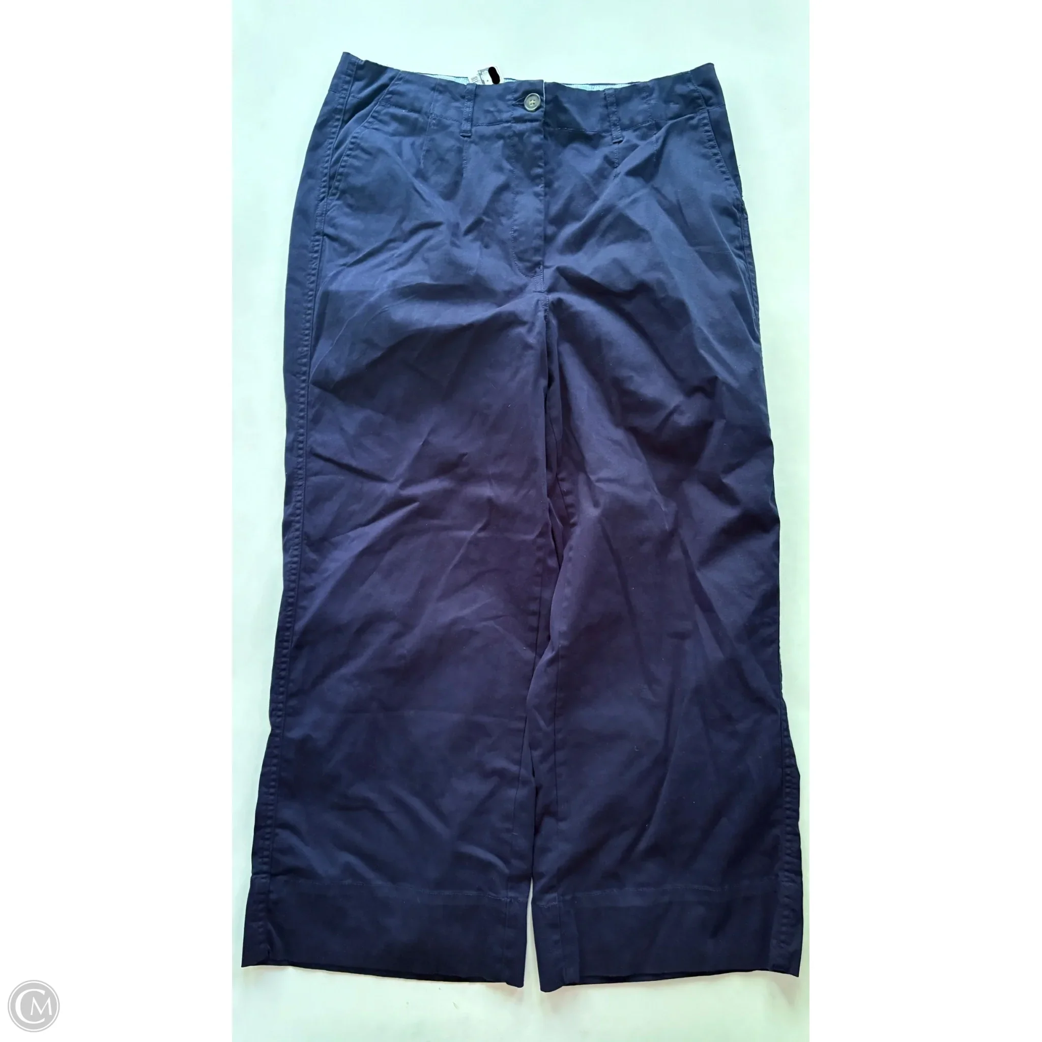 Pants Cropped By Crown And Ivy In Blue, Size: 10 - Image 1