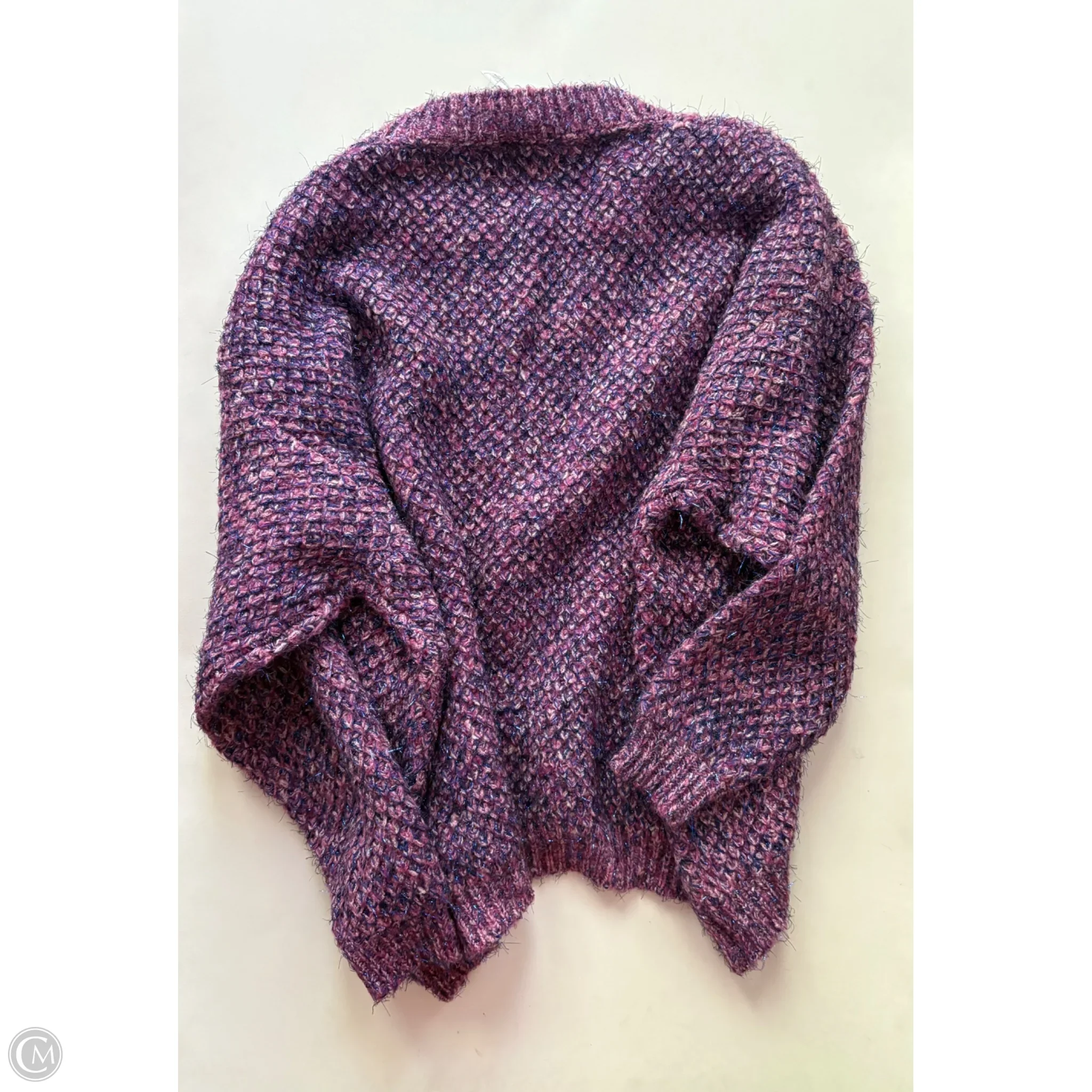 Sweater By Anthropologie In Purple, Size: 1x - Image 2