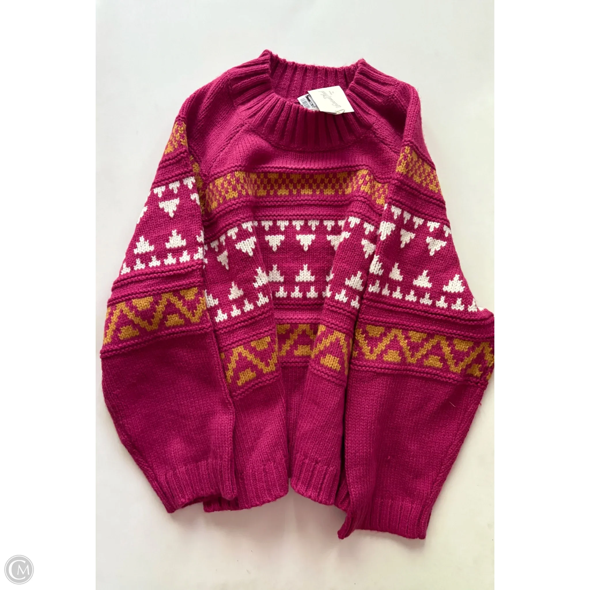 Sweater By Universal Thread In Pink, Size: 1x - Image 1