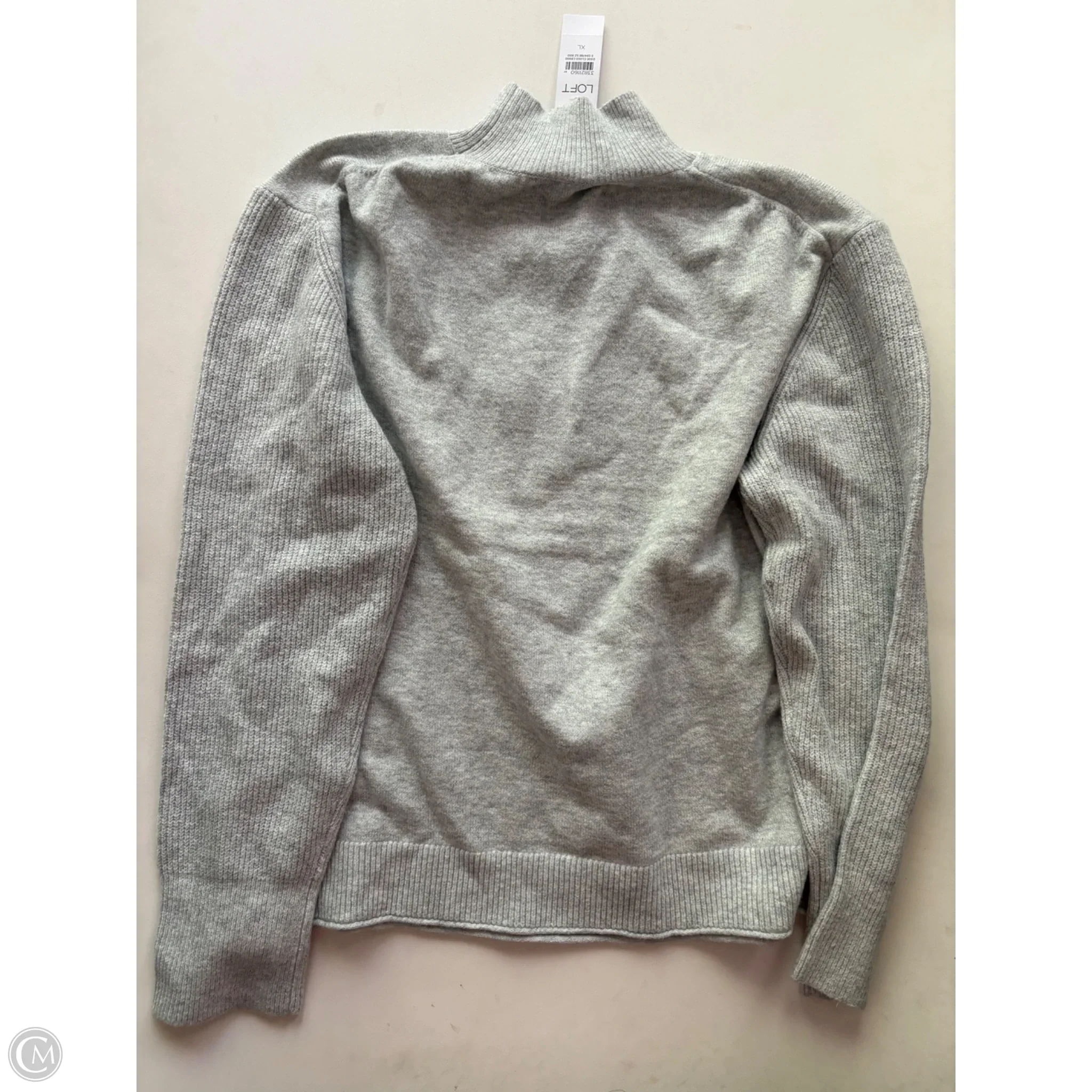 Sweater By Loft In Grey, Size: Xl - Image 2