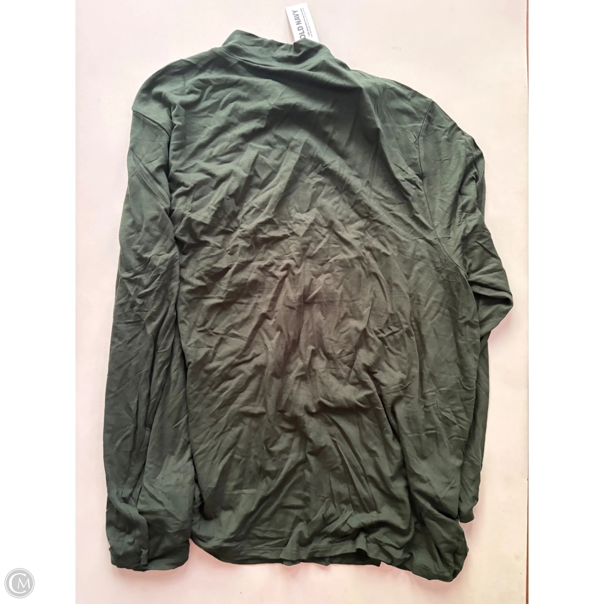 Blouse Long Sleeve By Old Navy In Green, Size: Xl - Image 2