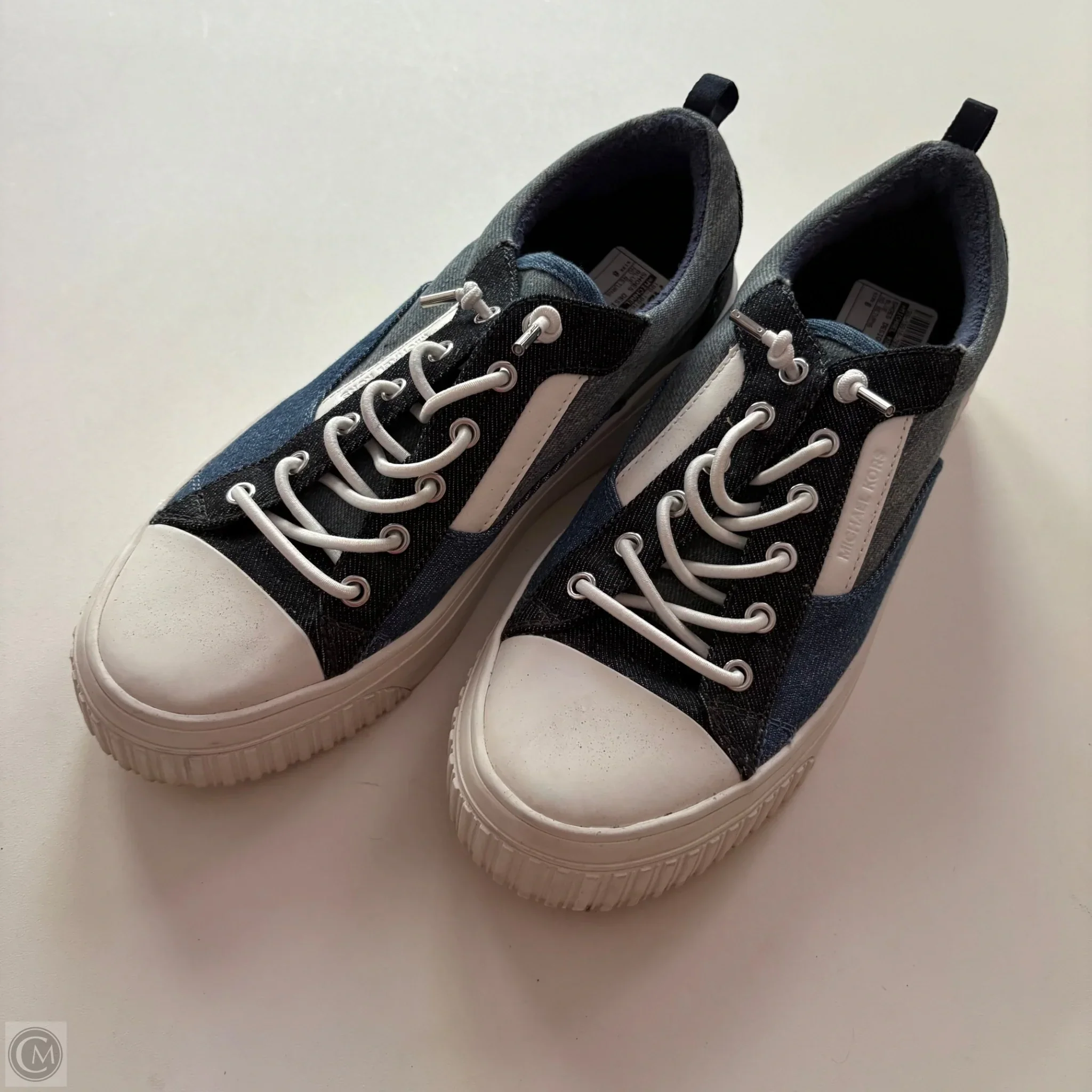 Shoes Designer By Michael Kors In Blue, Size: 8 - Image 1