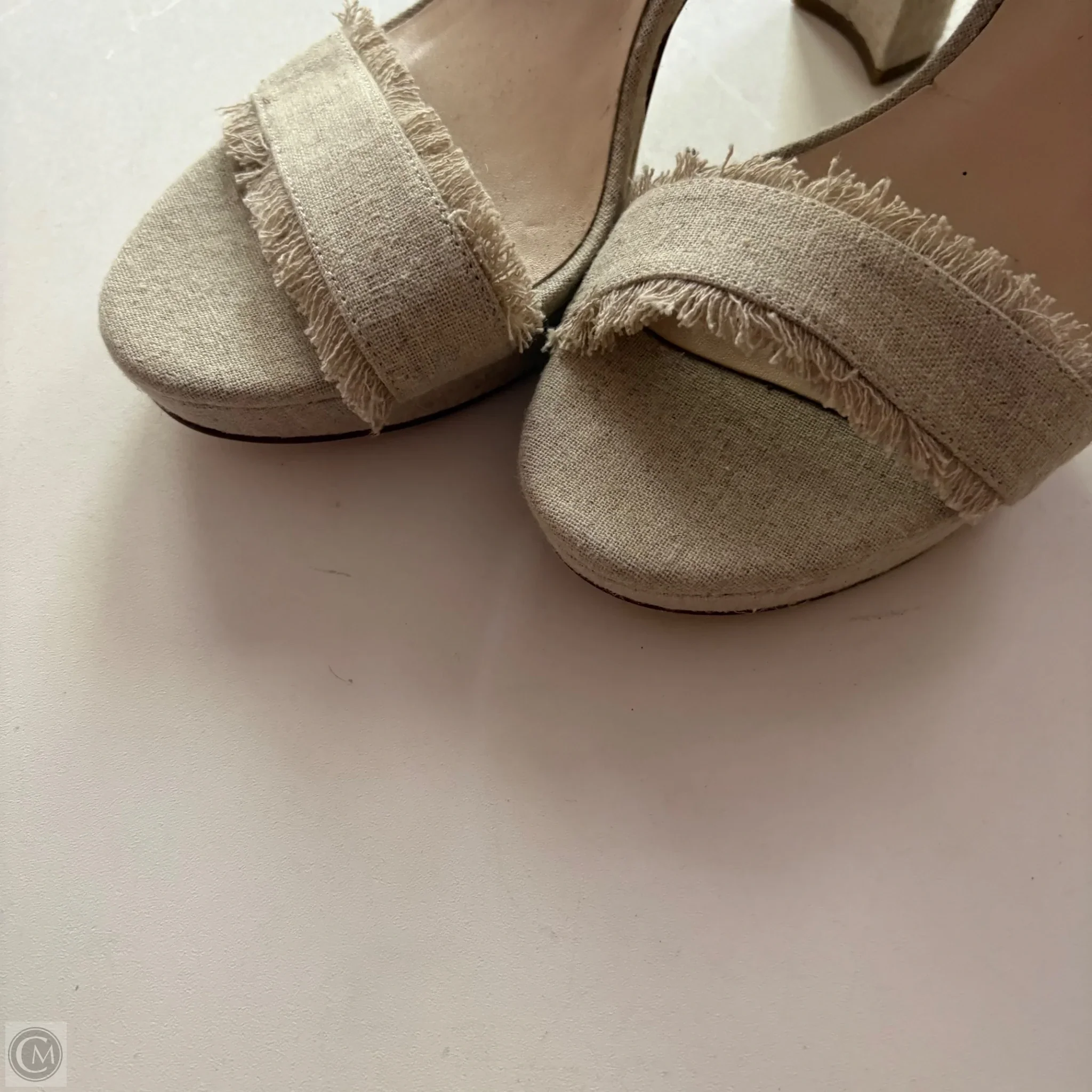 Shoes Heels Block By Nine West In Tan, Size: 8 - Image 3