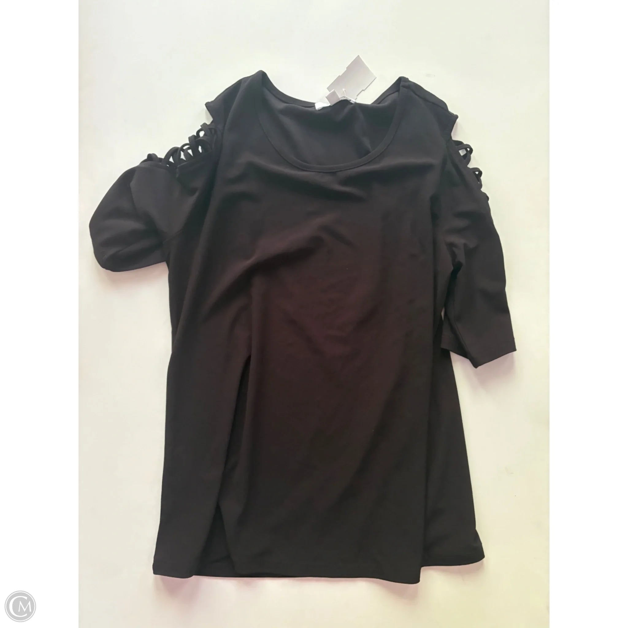 Blouse Long Sleeve By 89th And Madison In Black, Size: S - Image 1