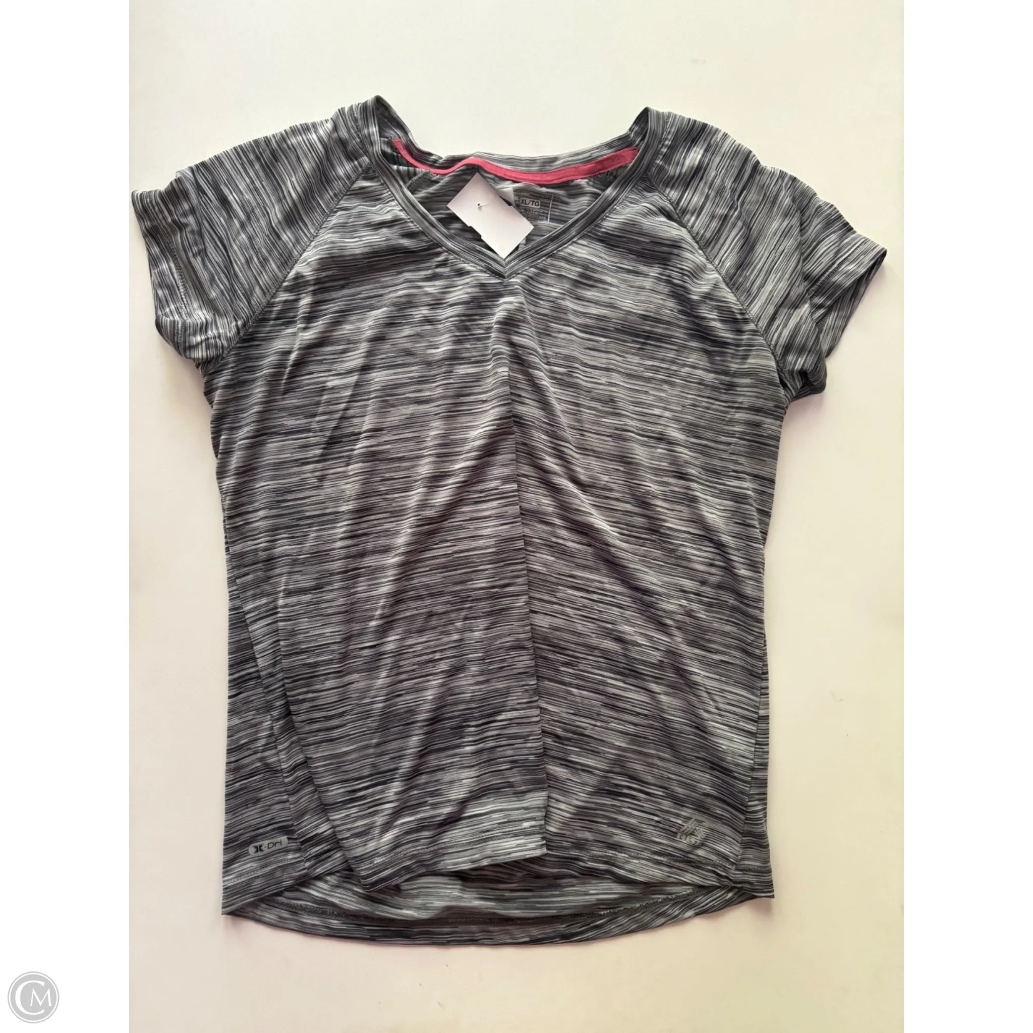 Athletic Top Short Sleeve By Rbx In Grey, Size: Xl - Image 1