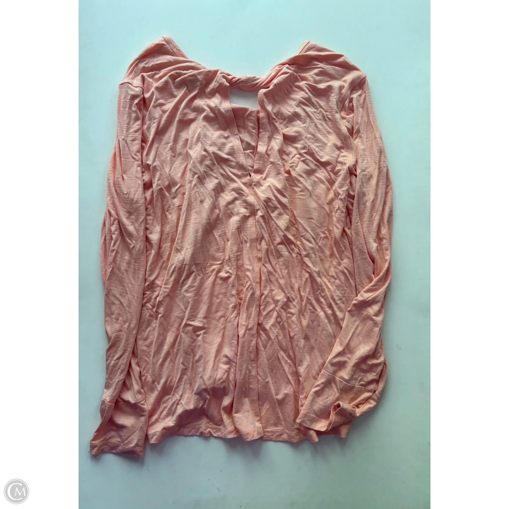 Blouse Long Sleeve By Cato In Pink, Size: L - Image 2
