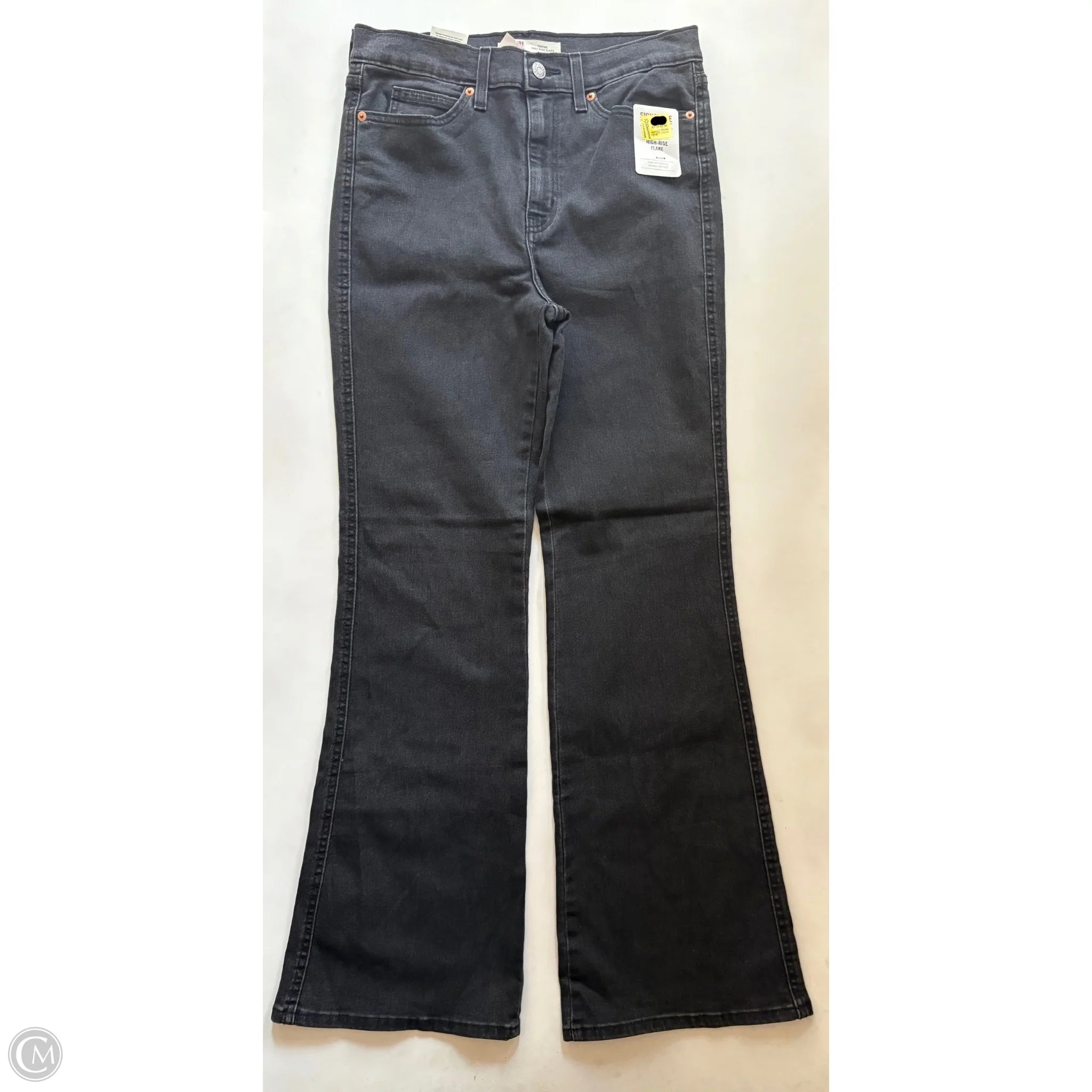 Jeans Boyfriend By Levis In Black, Size: 4 - Image 1