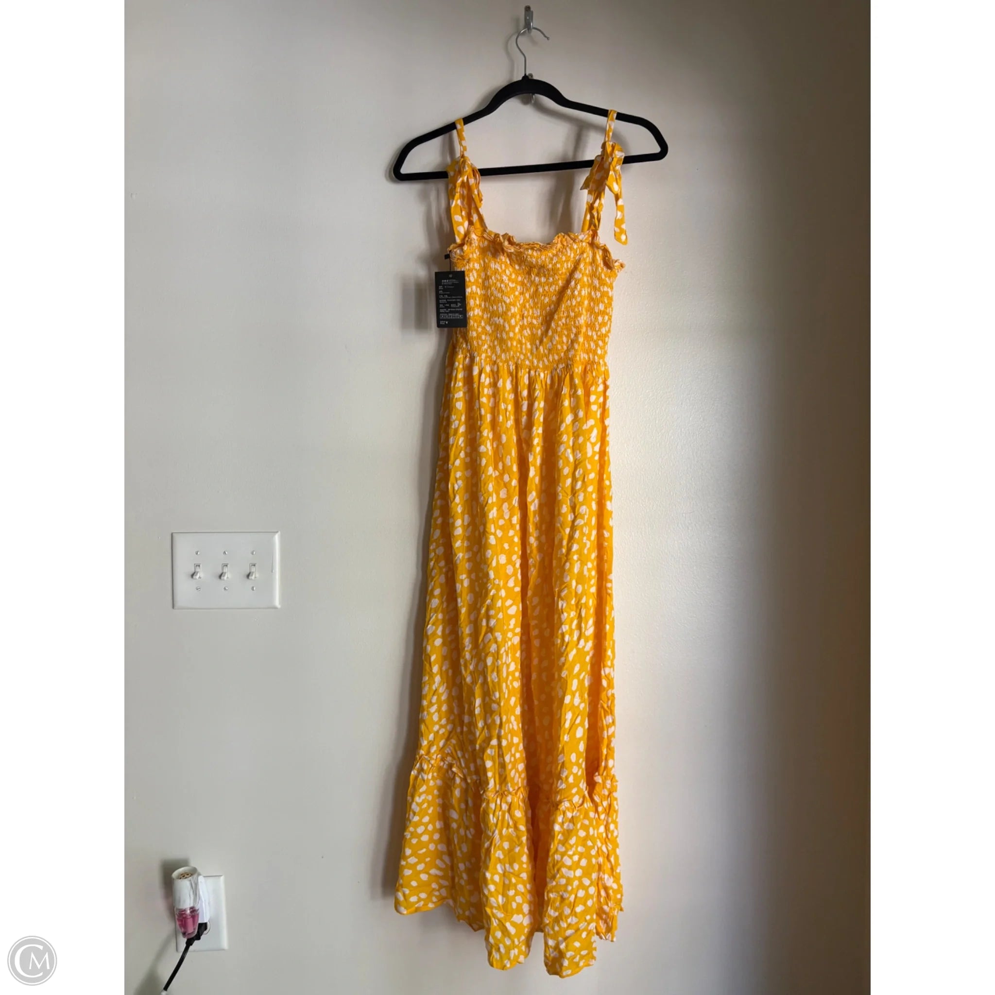 Dress Casual Midi By r. vicimos In Yellow, Size: Xl - Image 2