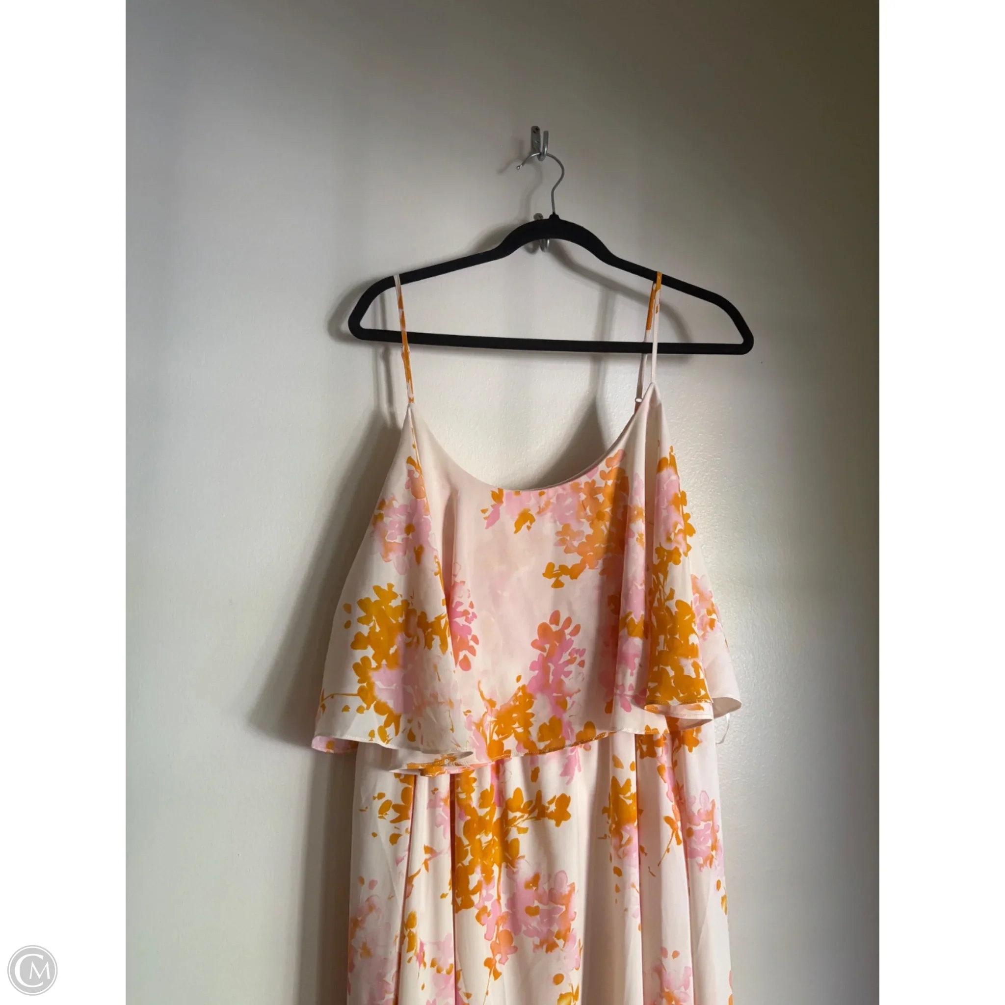 Dress Casual Midi By Paper Crown In Floral Print, Size: L - Image 3
