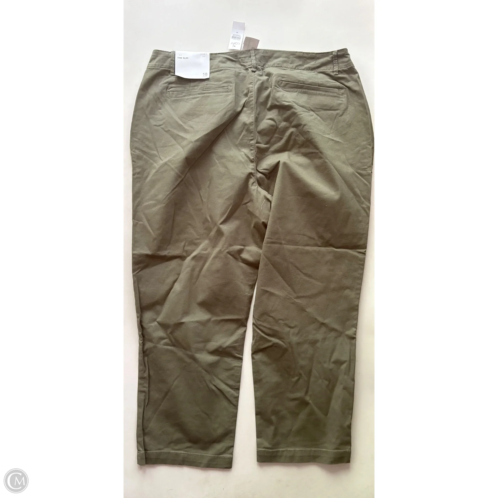 Pants Chinos & Khakis By Loft In Green, Size: 18 - Image 2