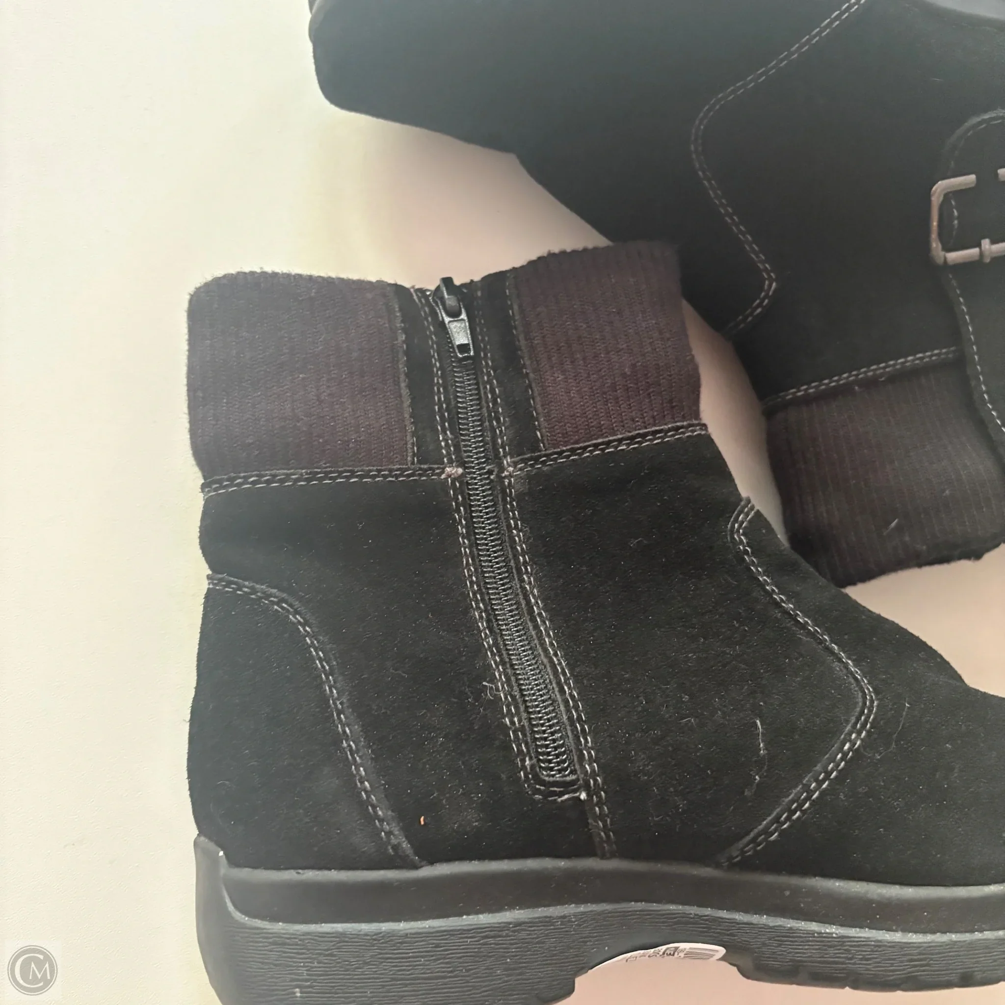Boots Ankle Flats By Weatherproof In Black, Size: 8 - Image 3