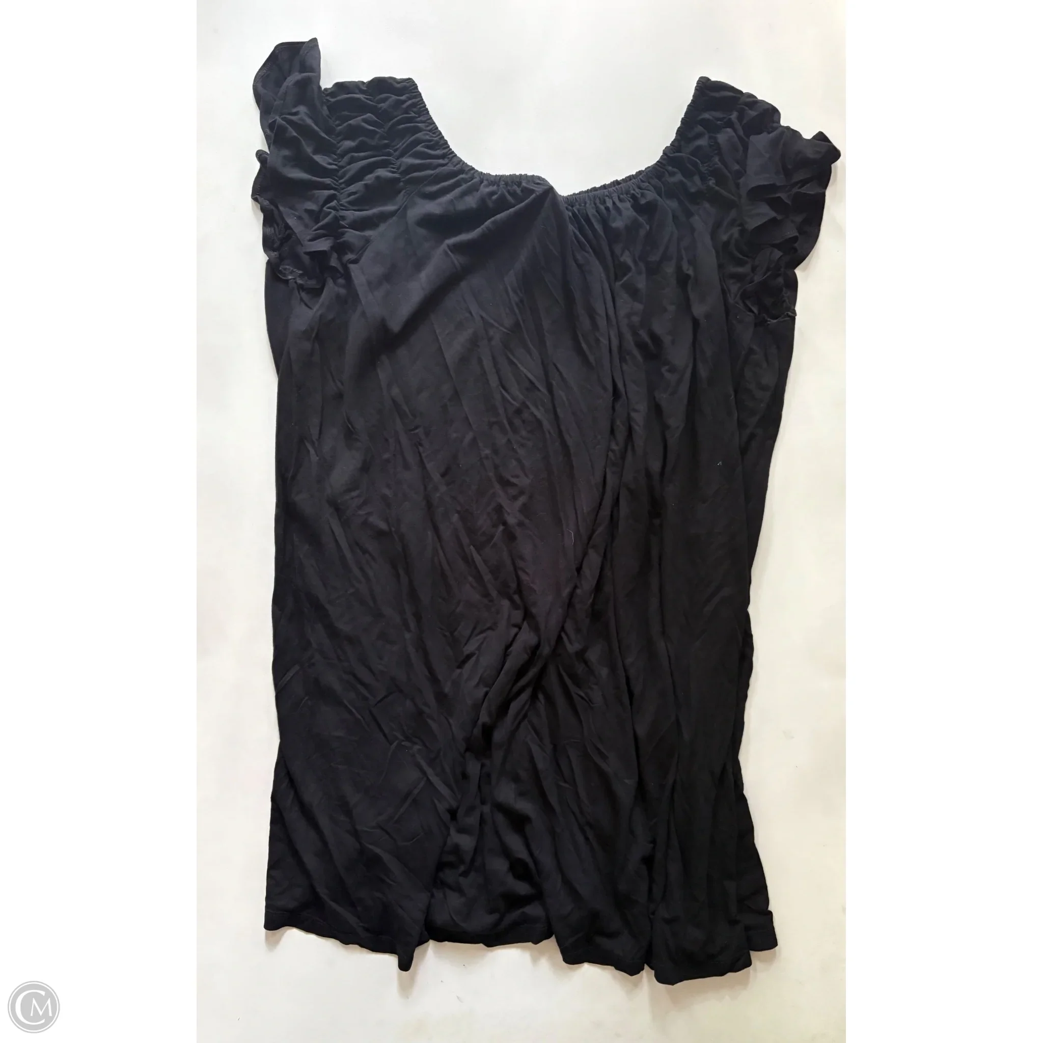 Dress Casual Midi By Old Navy In Black, Size: Xxl - Image 1