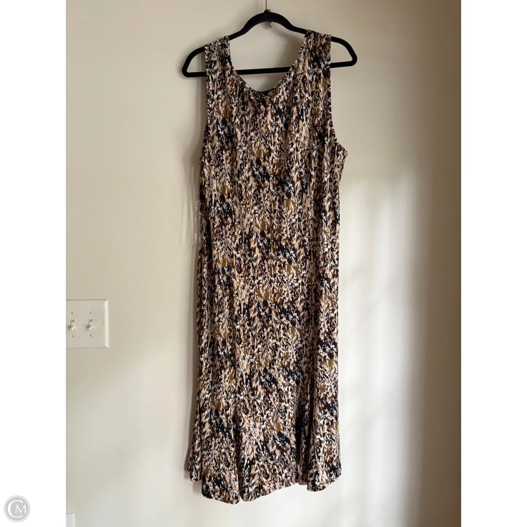 Dress Casual Midi By true envy In Brown, Size: 22 - Image 2
