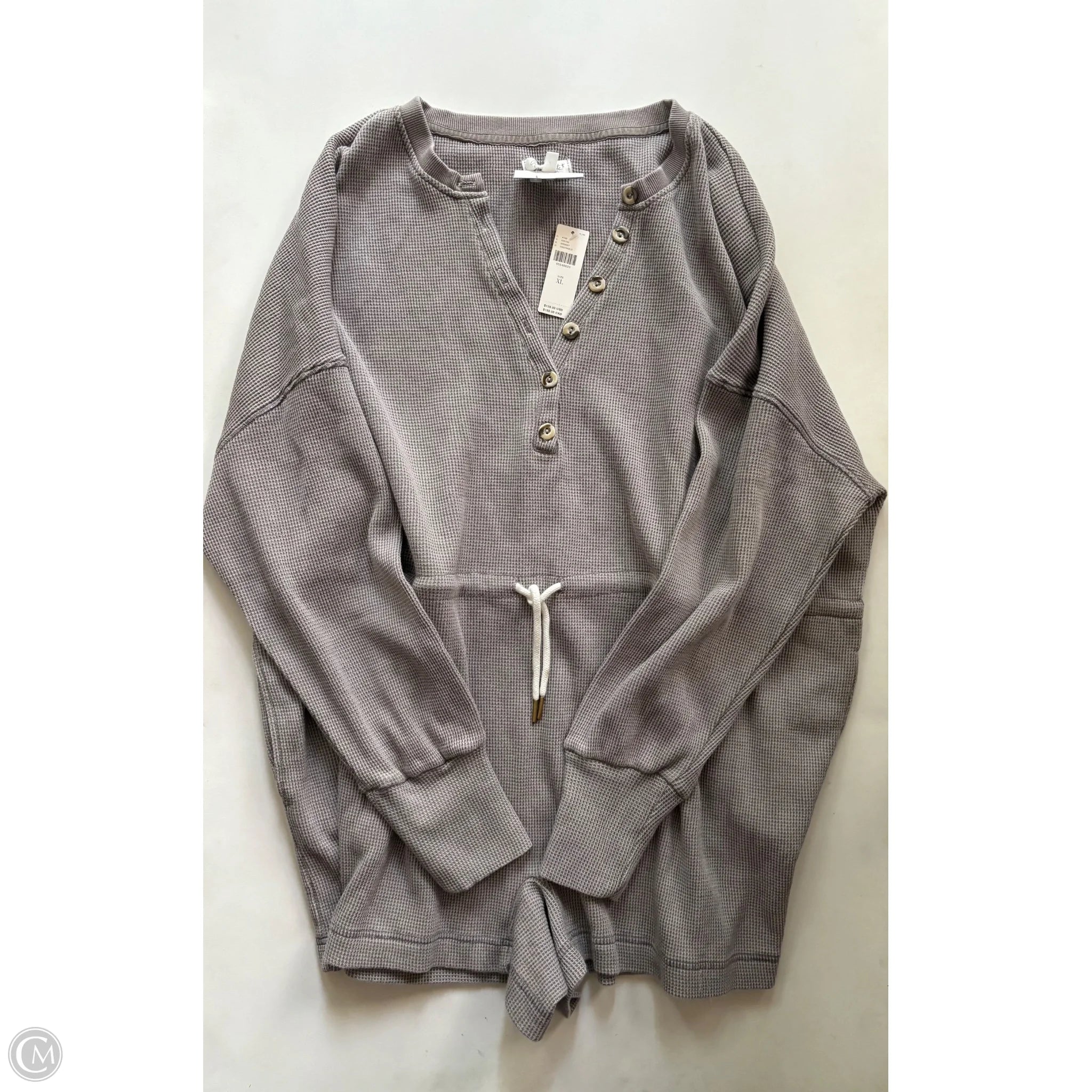 Romper By Anthropologie In Grey, Size: XL - Image 1