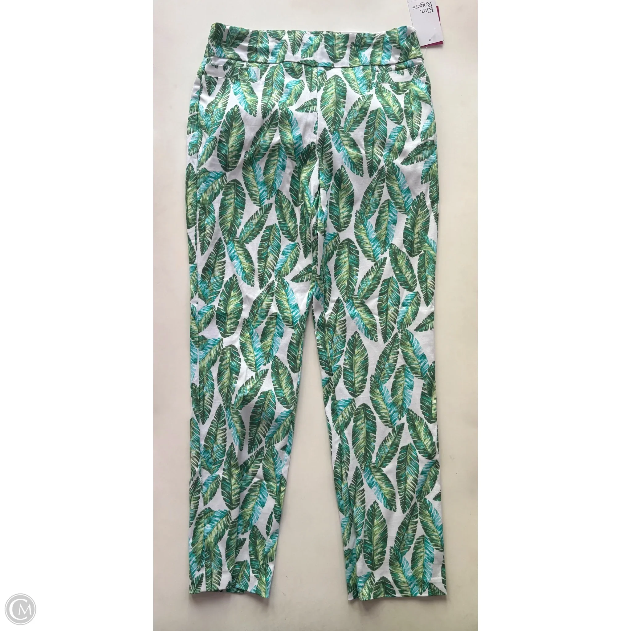 Pants Lounge By Kim Rogers In Green, Size: 10 - Image 1