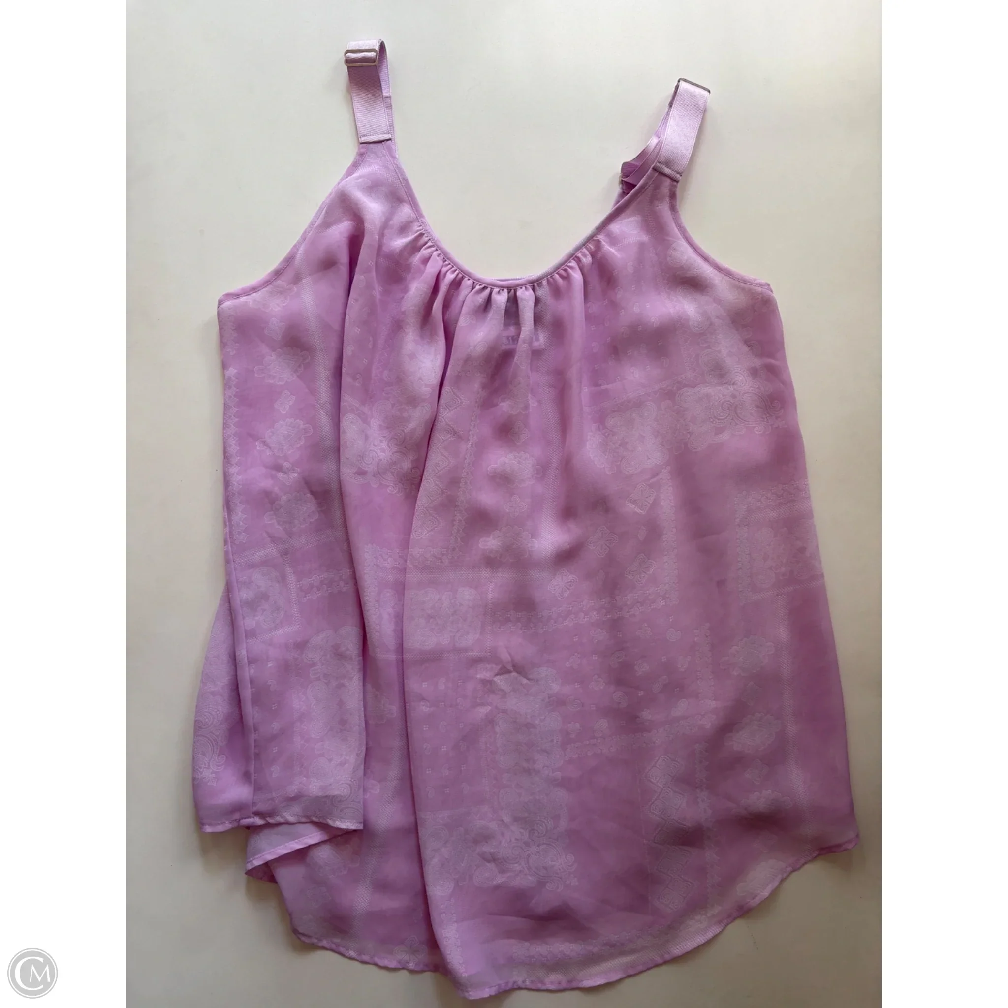 Blouse Sleeveless By Lane Bryant In Purple, Size: 18 - Image 1