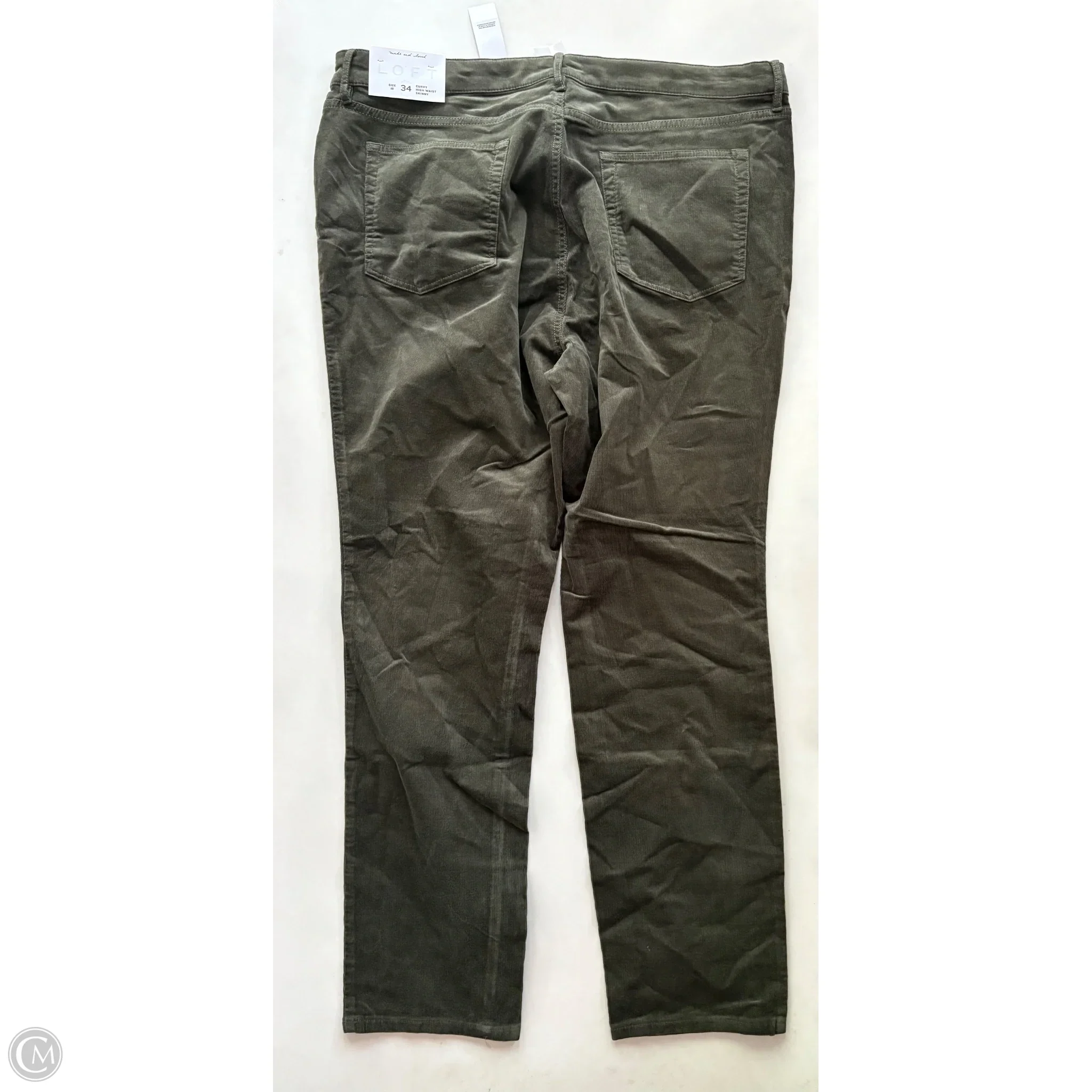 Jeans Skinny By Loft In Green, Size: 18 - Image 2