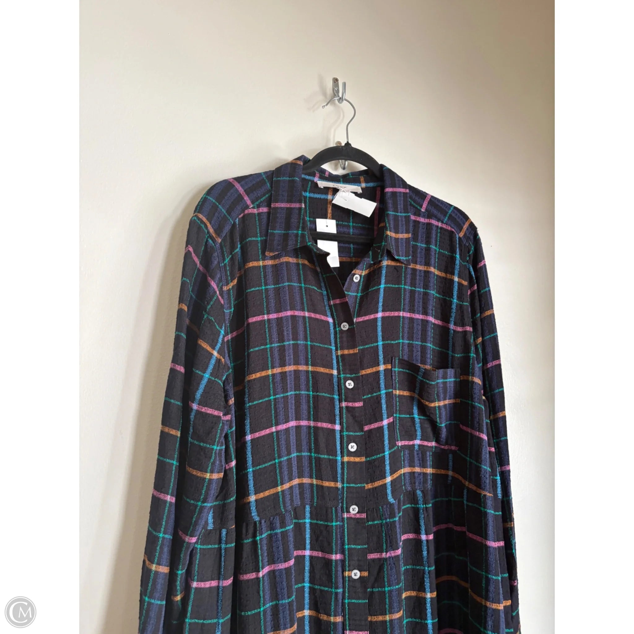 Dress Casual Short By Loft In Plaid Pattern, Size: Xxl - Image 3