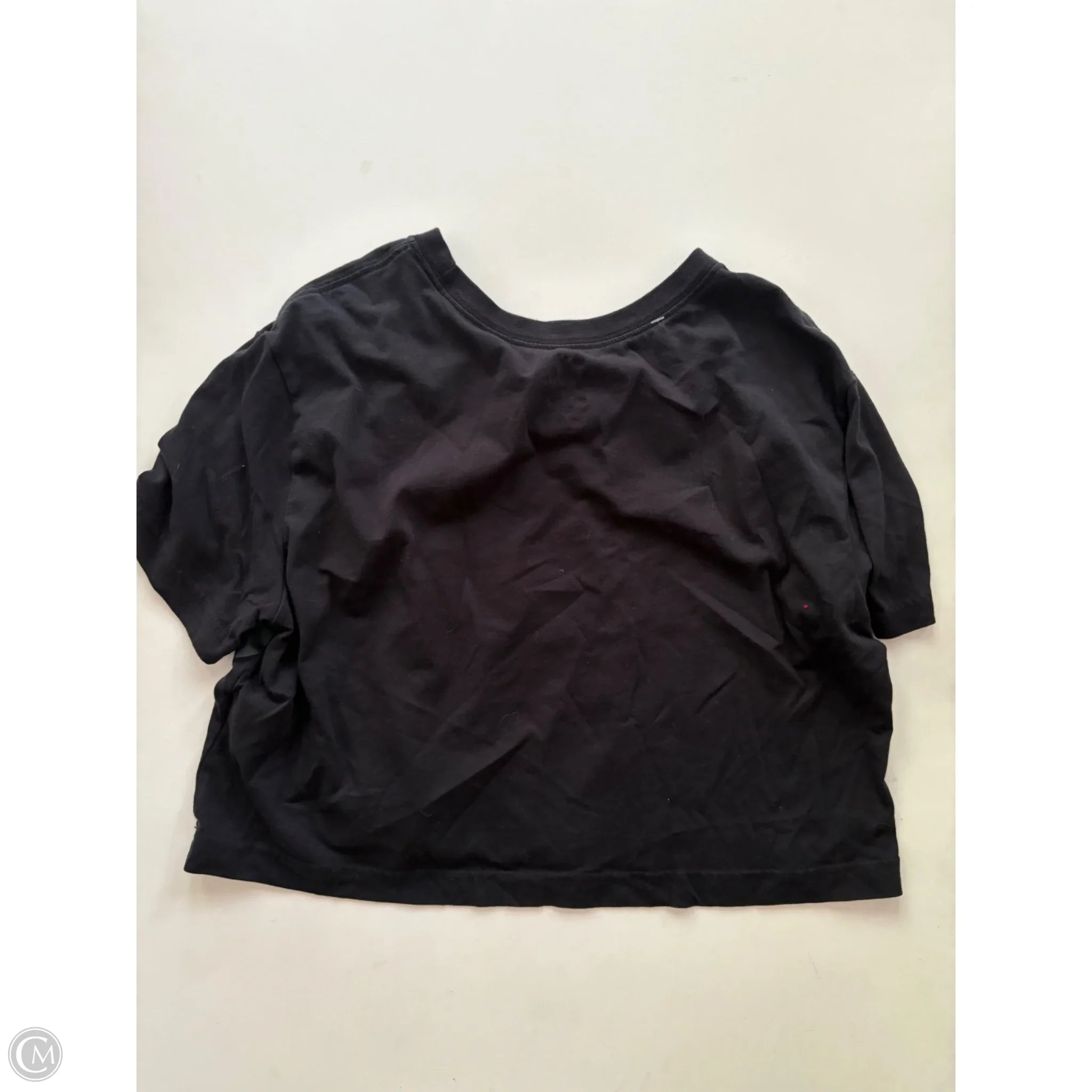 Athletic Top Short Sleeve By Nike In Black, Size: M - Image 2
