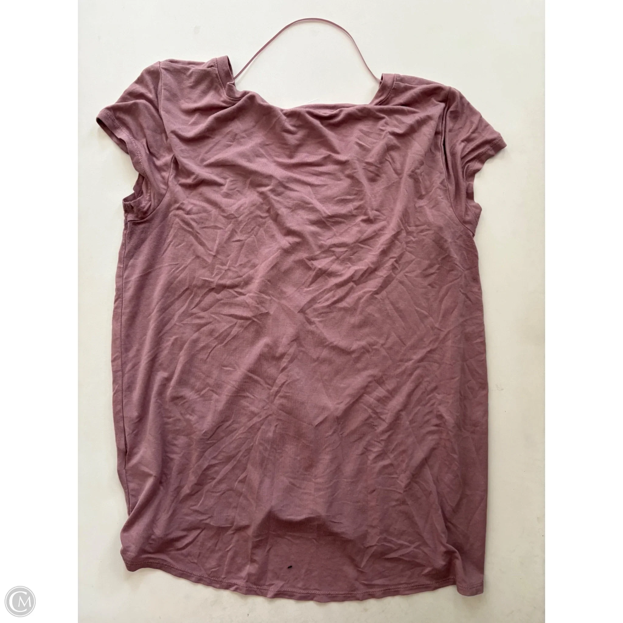 Top Short Sleeve By Cable And Gauge In Purple, Size: M - Image 2
