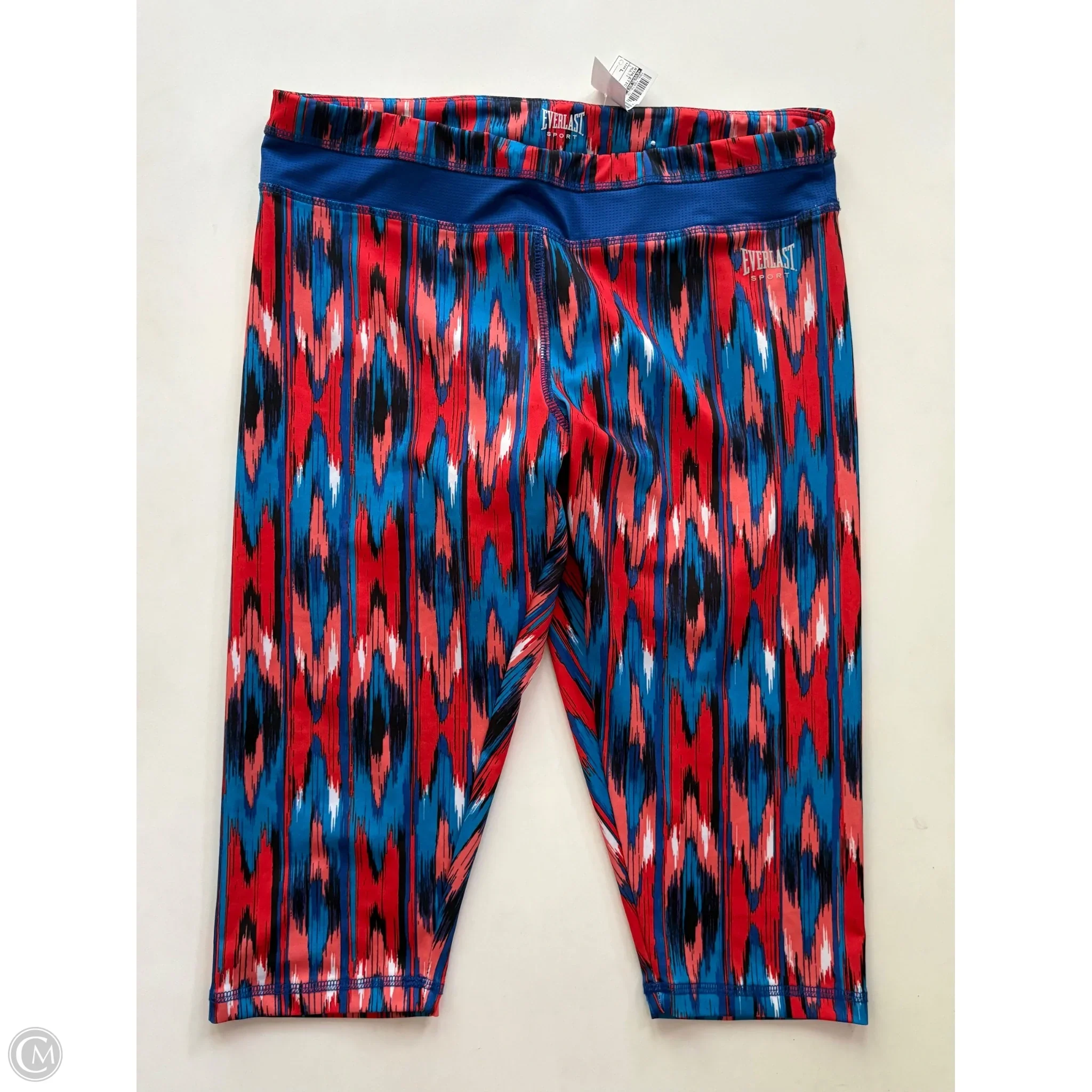 Athletic Leggings By Everlast In Multi-colored, Size: L