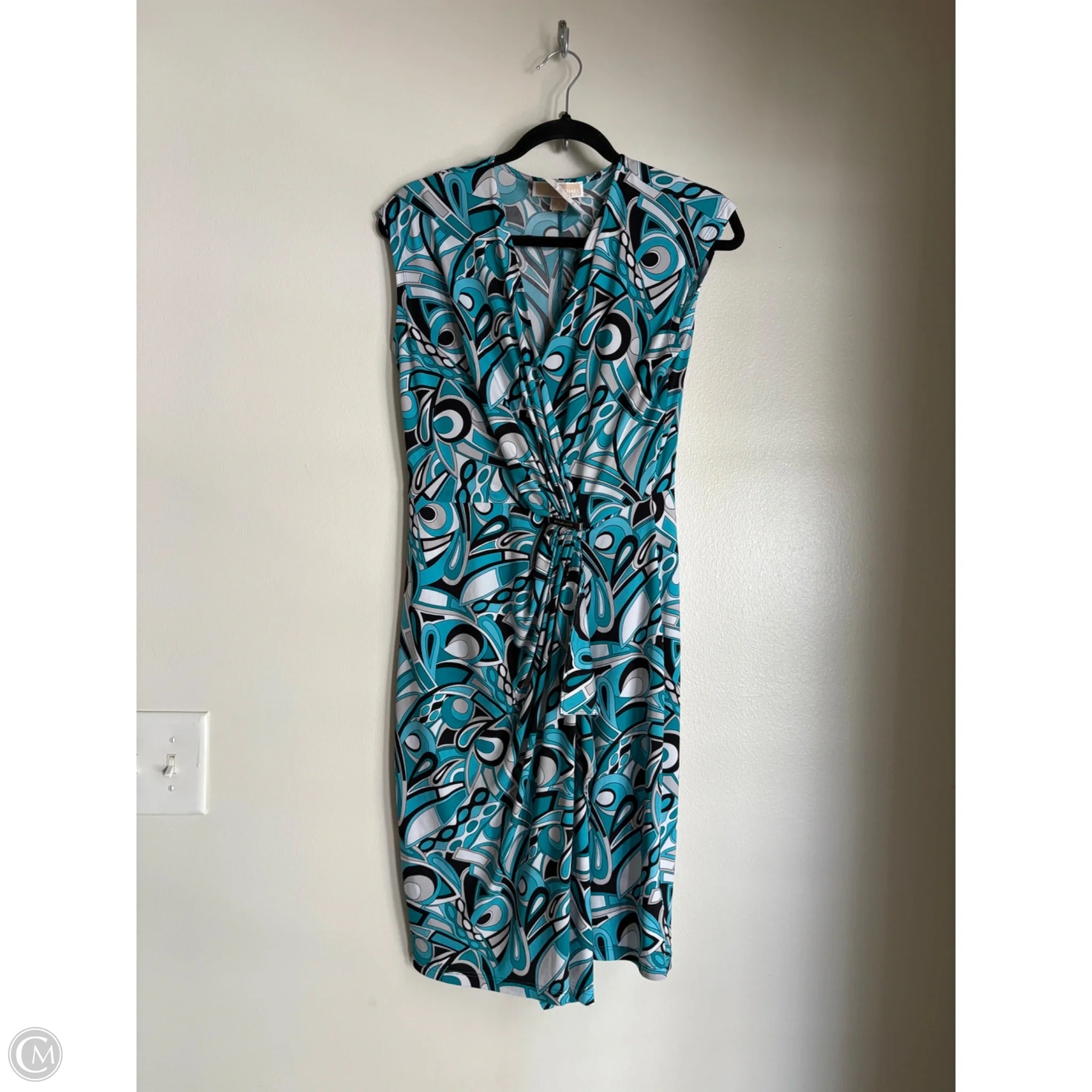 Dress Casual Midi By Michael By Michael Kors In Blue, Size: S - Image 1