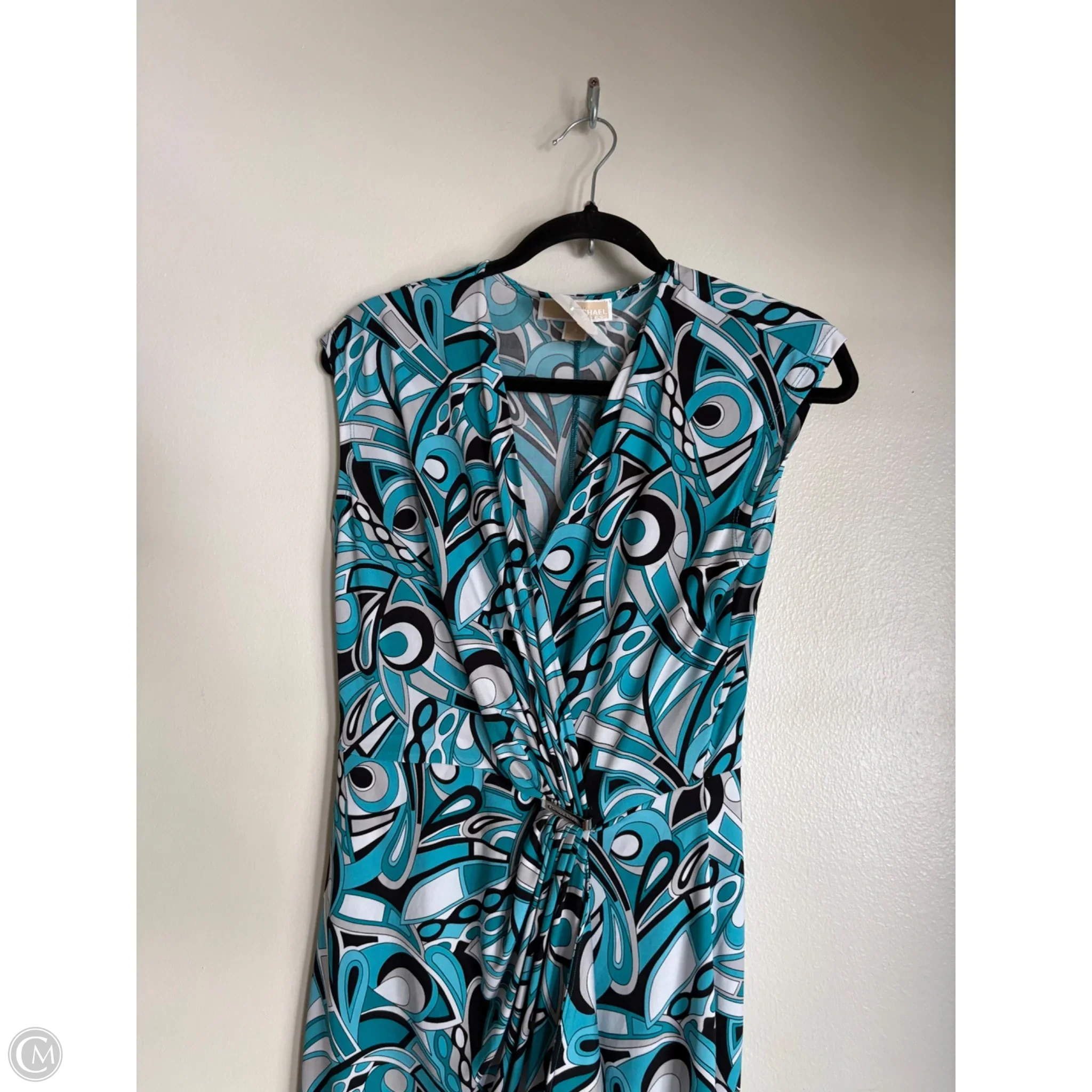 Dress Casual Midi By Michael By Michael Kors In Blue, Size: S - Image 3