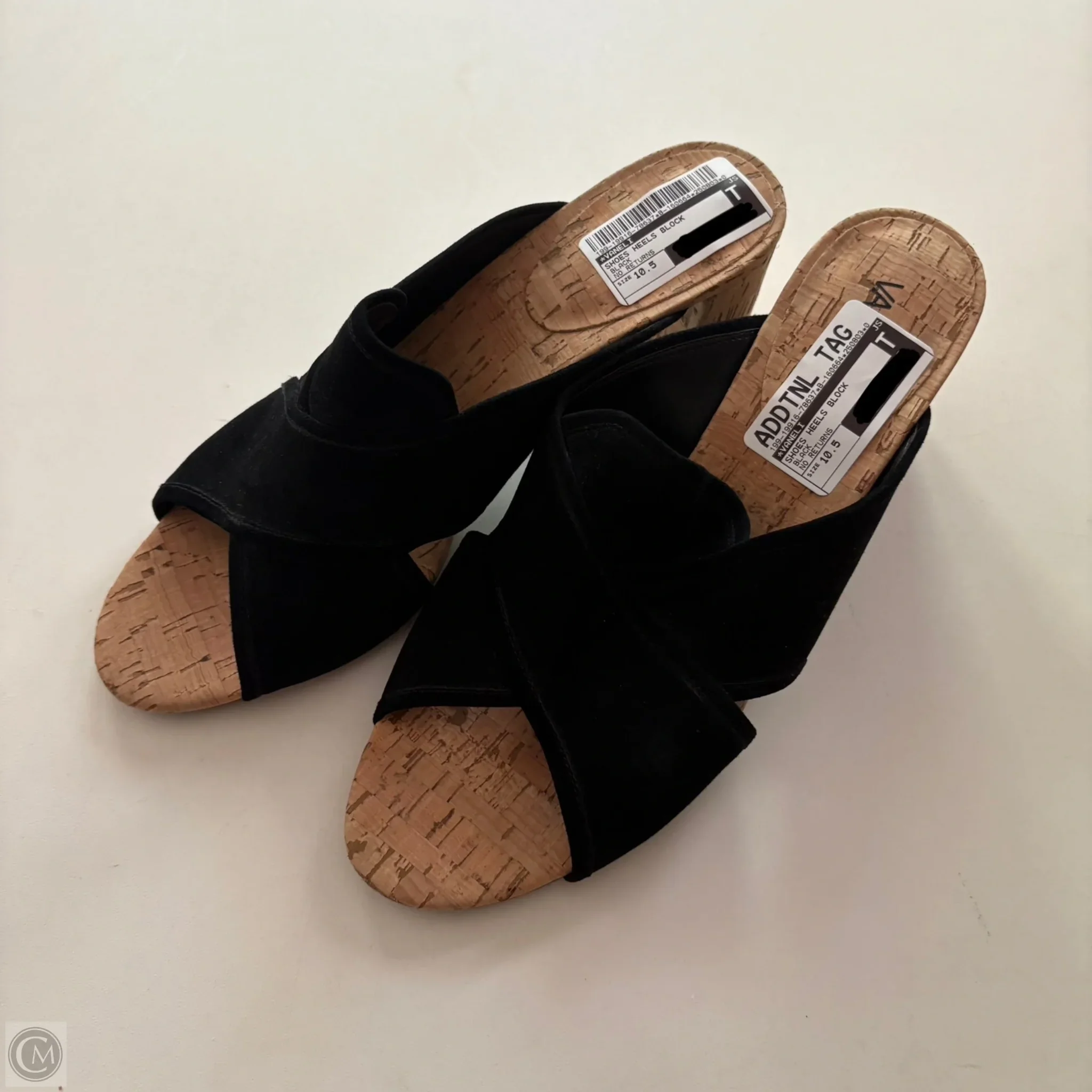 Shoes Heels Block By Vaneli In Black, Size: 10.5