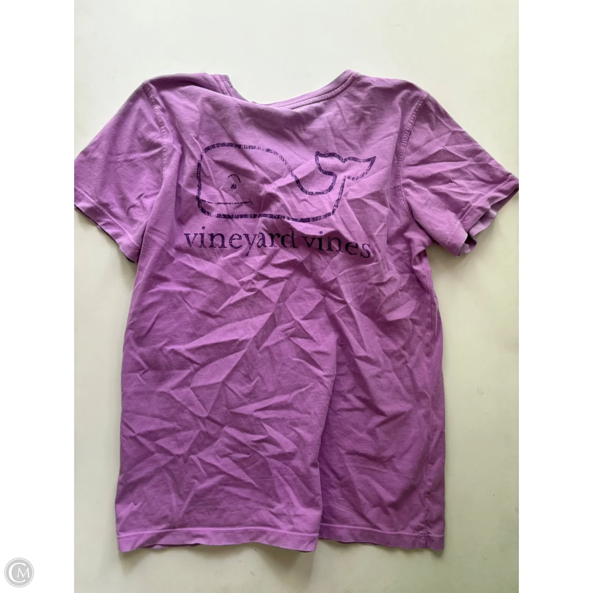Blouse Short Sleeve By Vineyard Vines In Purple, Size: M - Image 2