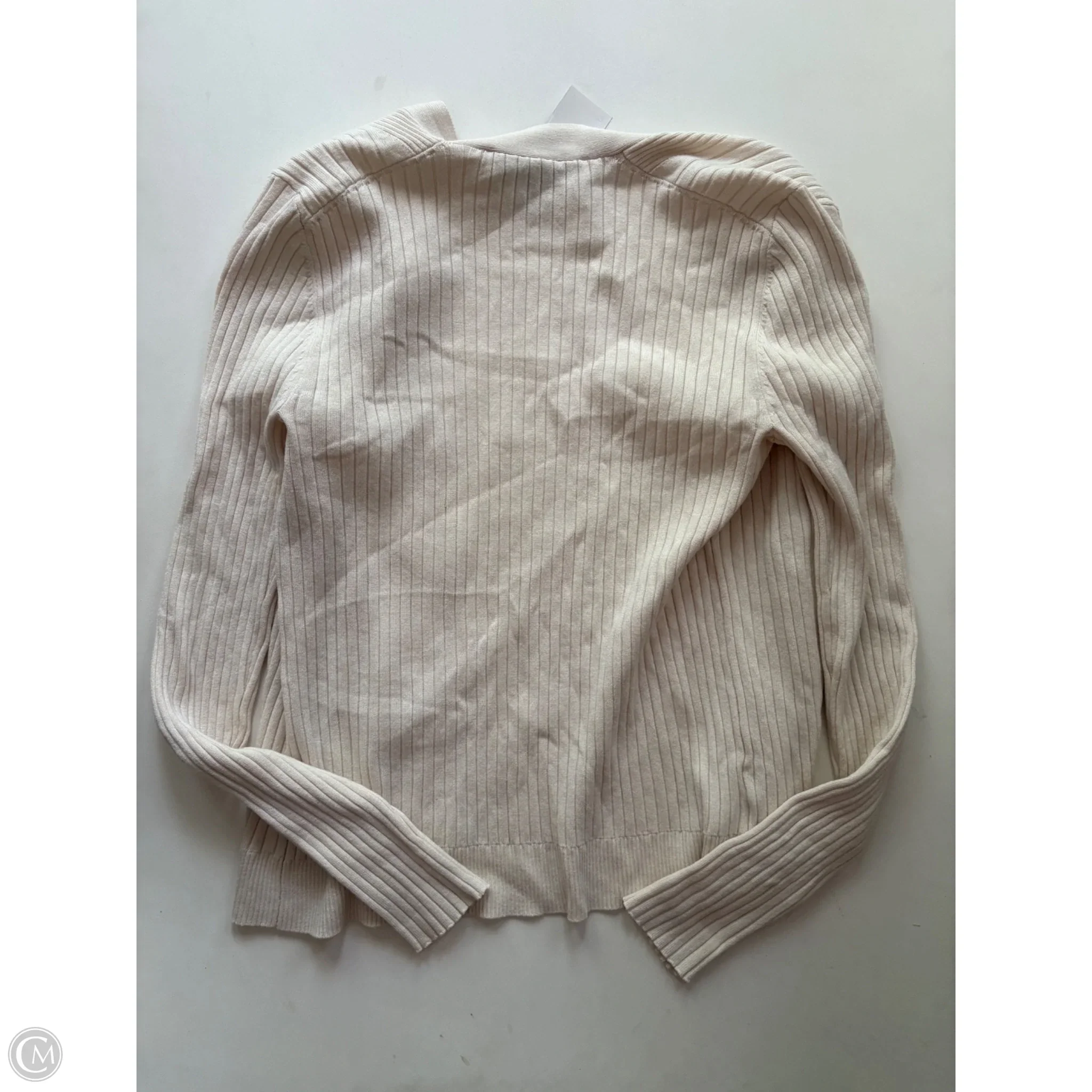 Cardigan By Loft In Cream, Size: M - Image 2
