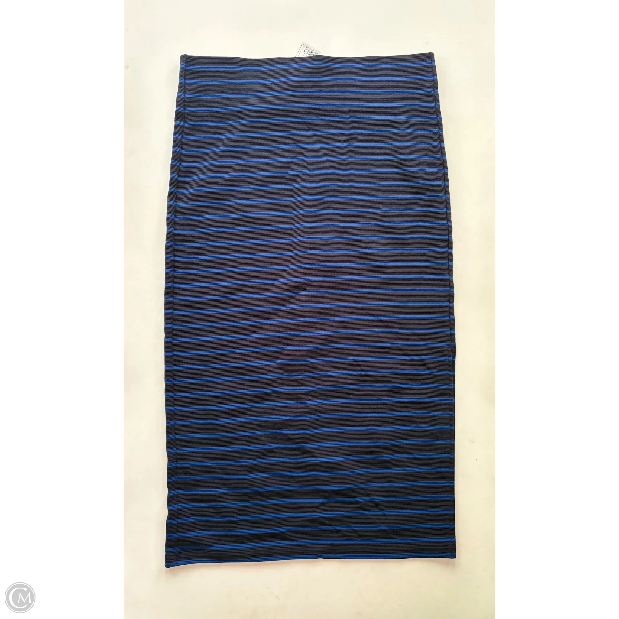 Skirt Mini & Short By Loft In Striped Pattern, Size: M - Image 1