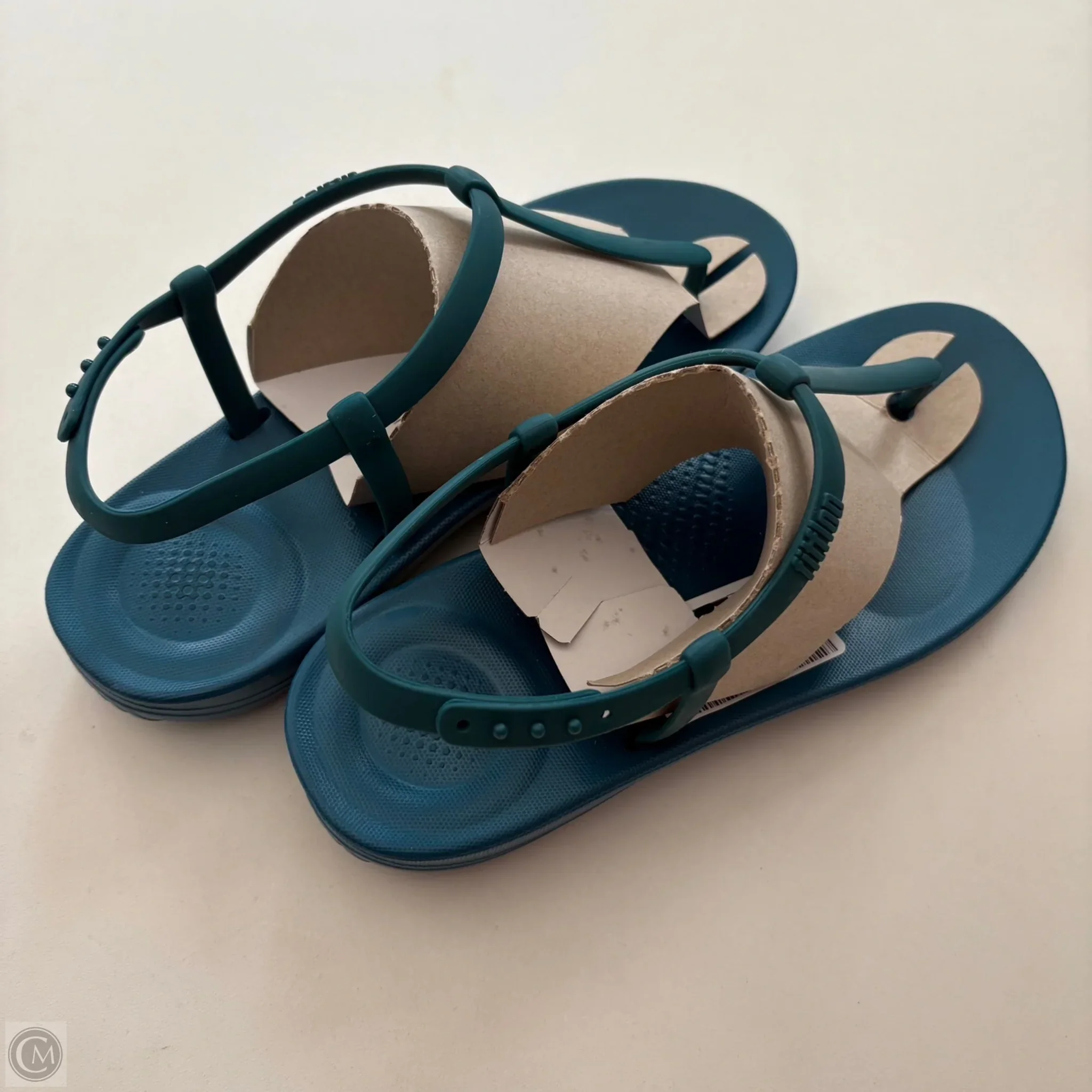 Sandals Flats By Fitflop In Blue, Size: 8 - Image 2