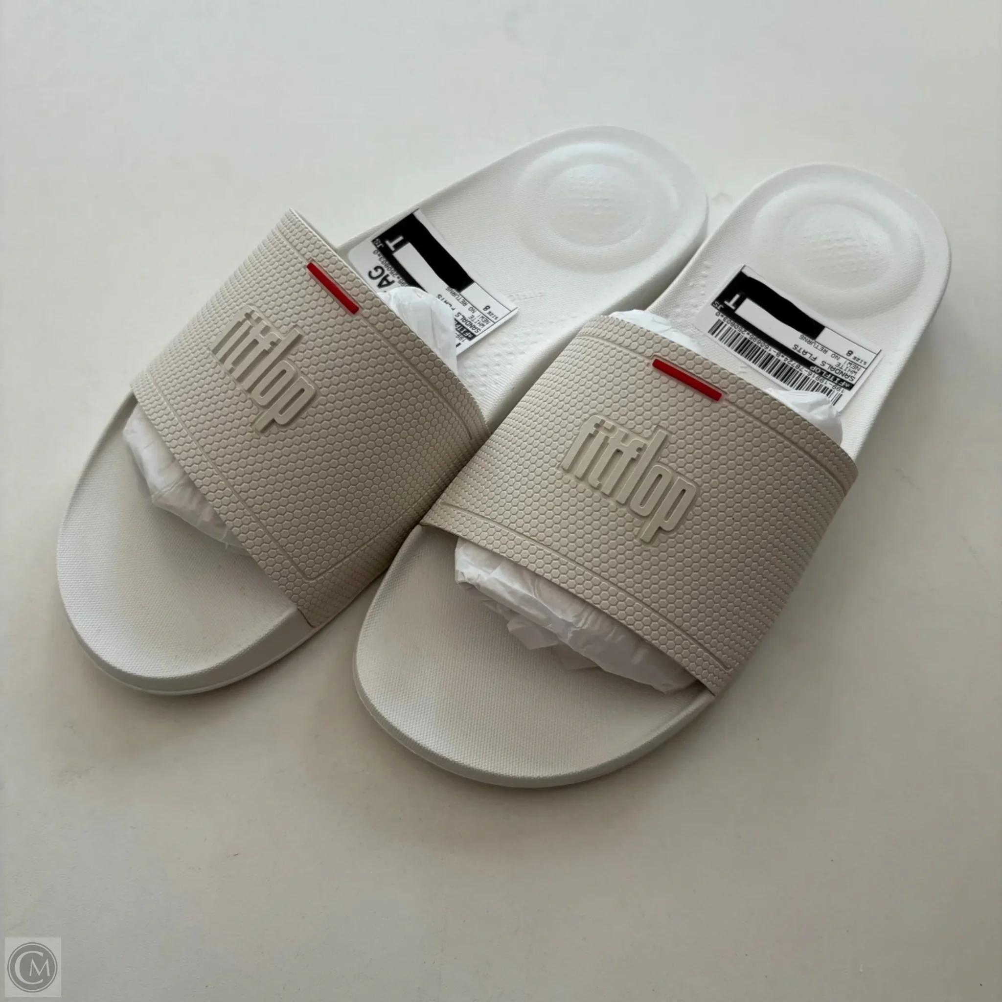 Sandals Flats By Fitflop In White, Size: 8 - Image 1