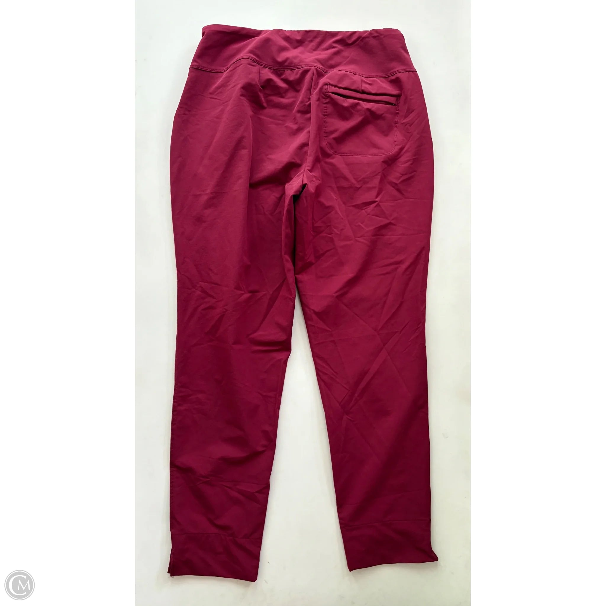 Athletic Pants By 90 Degrees By Reflex In Maroon, Size: M - Image 2