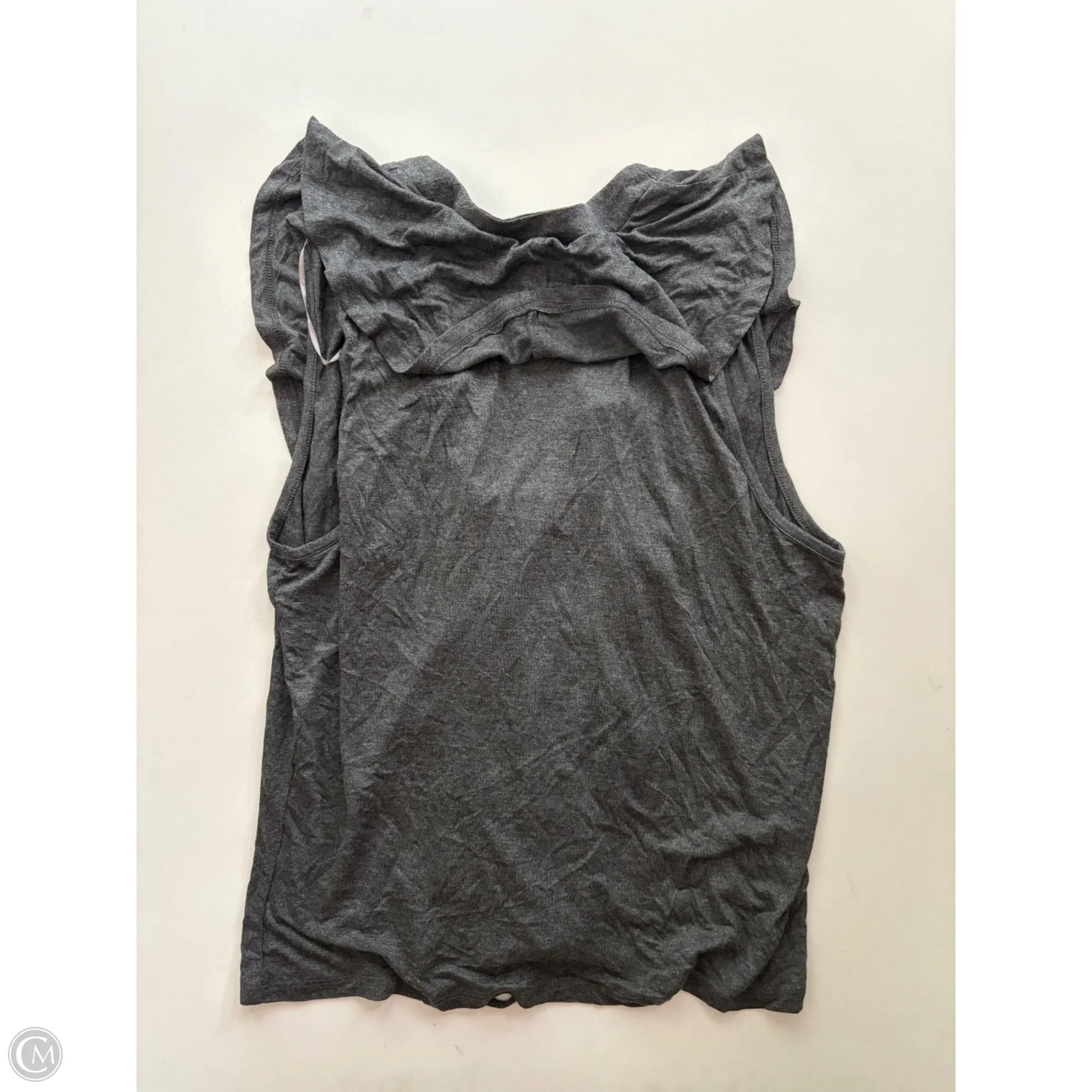 Blouse Sleeveless By belle du jour In Grey, Size: Xl - Image 2