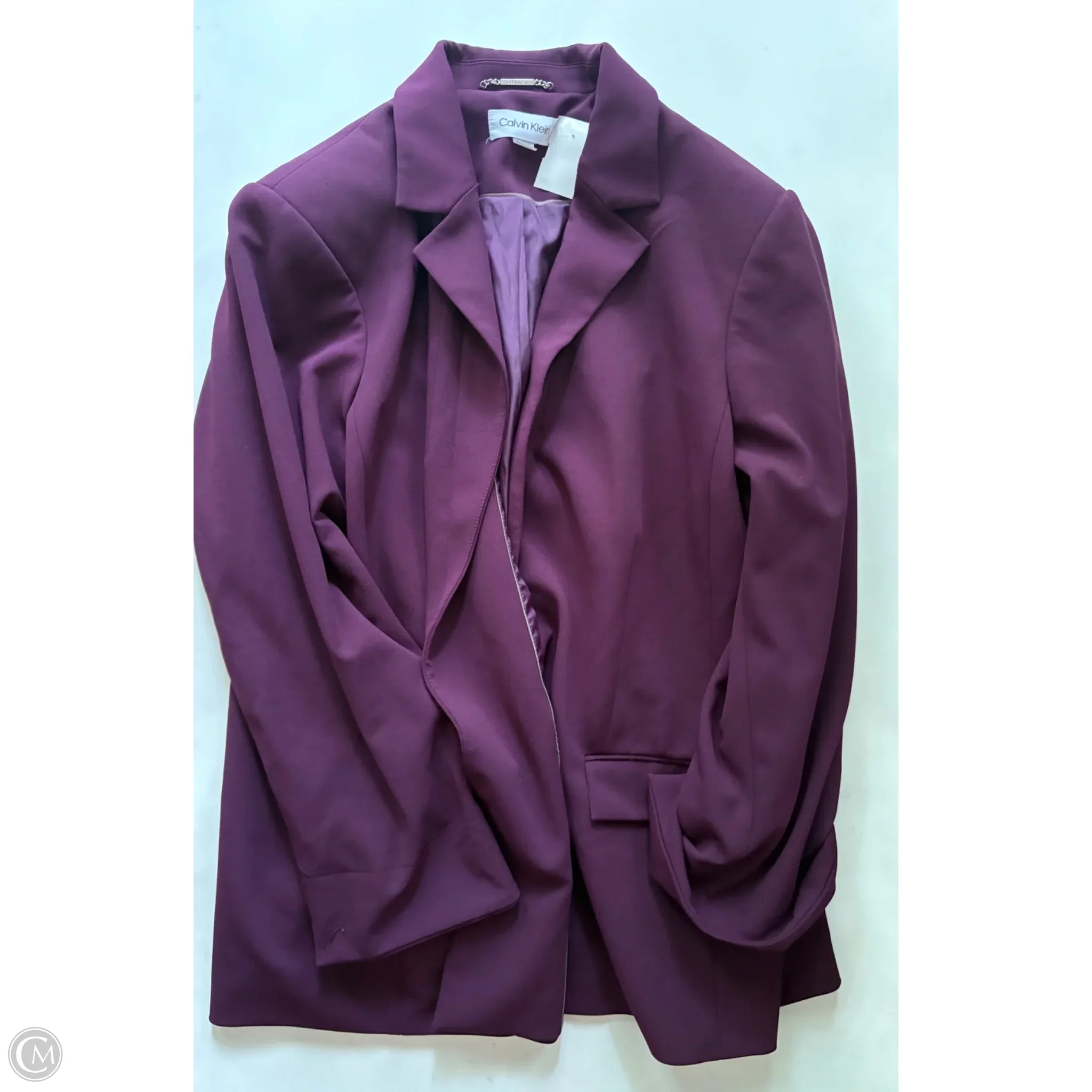 Blazer By Calvin Klein In Purple, Size: 22 - Image 1